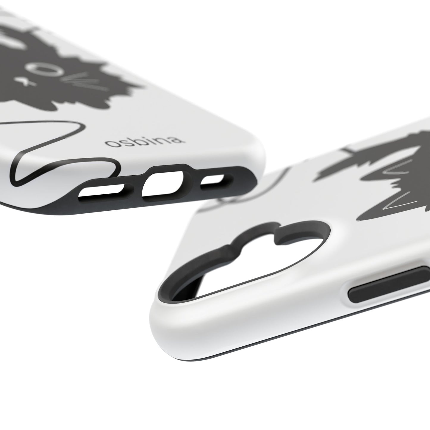 osbina | MagSafe compatible for iPhone | Midnight Couture Cat Phone Case | Season Collective Collection