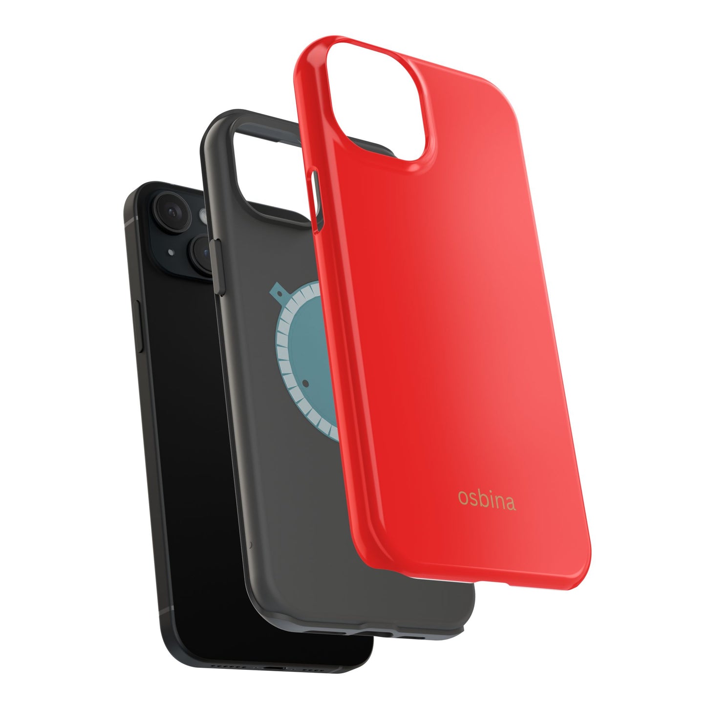 osbina | MagSafe compatible for iPhone | The Blaze Phone Case | Modern Man Collection