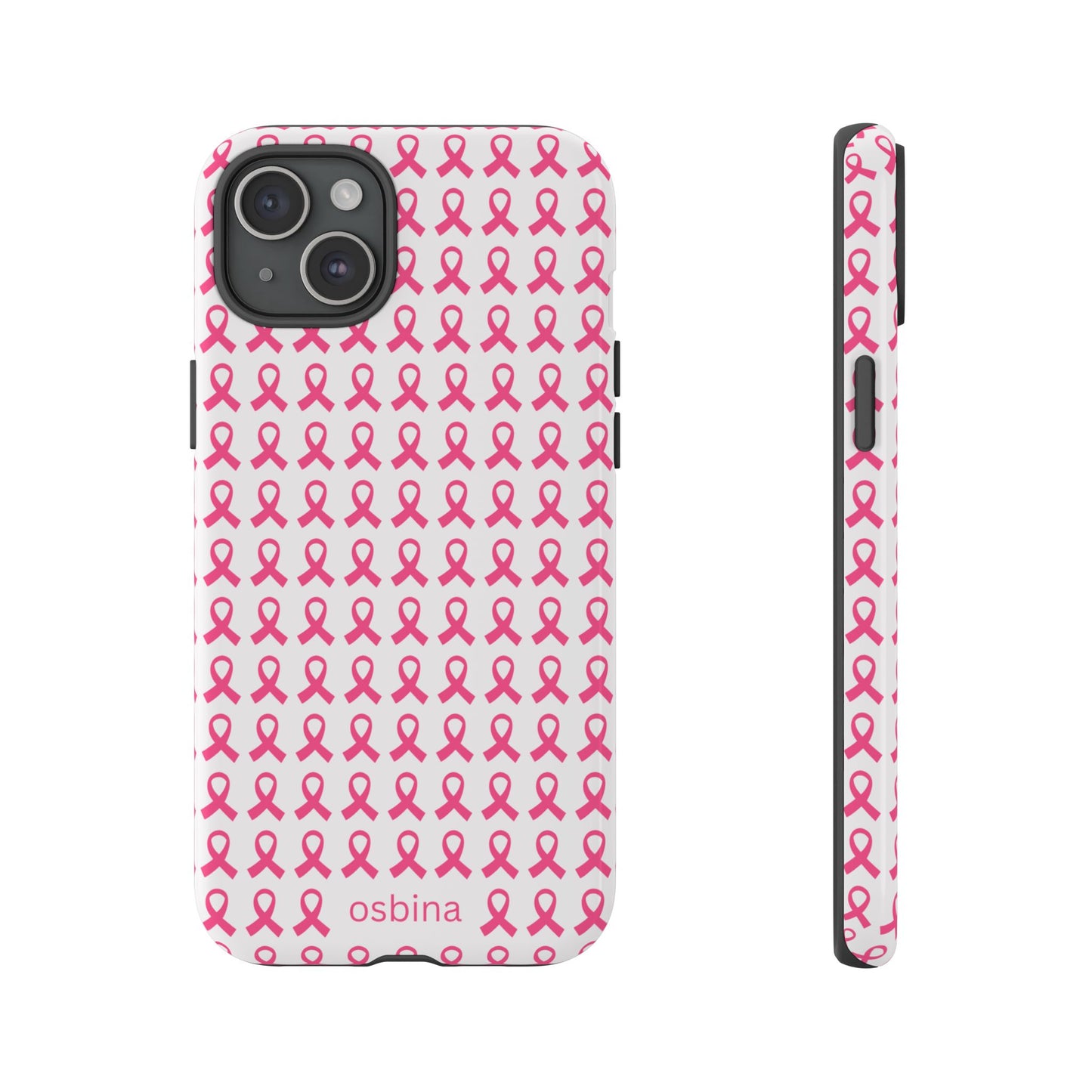 osbina | Limited Edition The Side by Side Pink Ribbon Case in Light Pink + Soft Pink + Hot Pink | The Pink October Collection | Inspired By