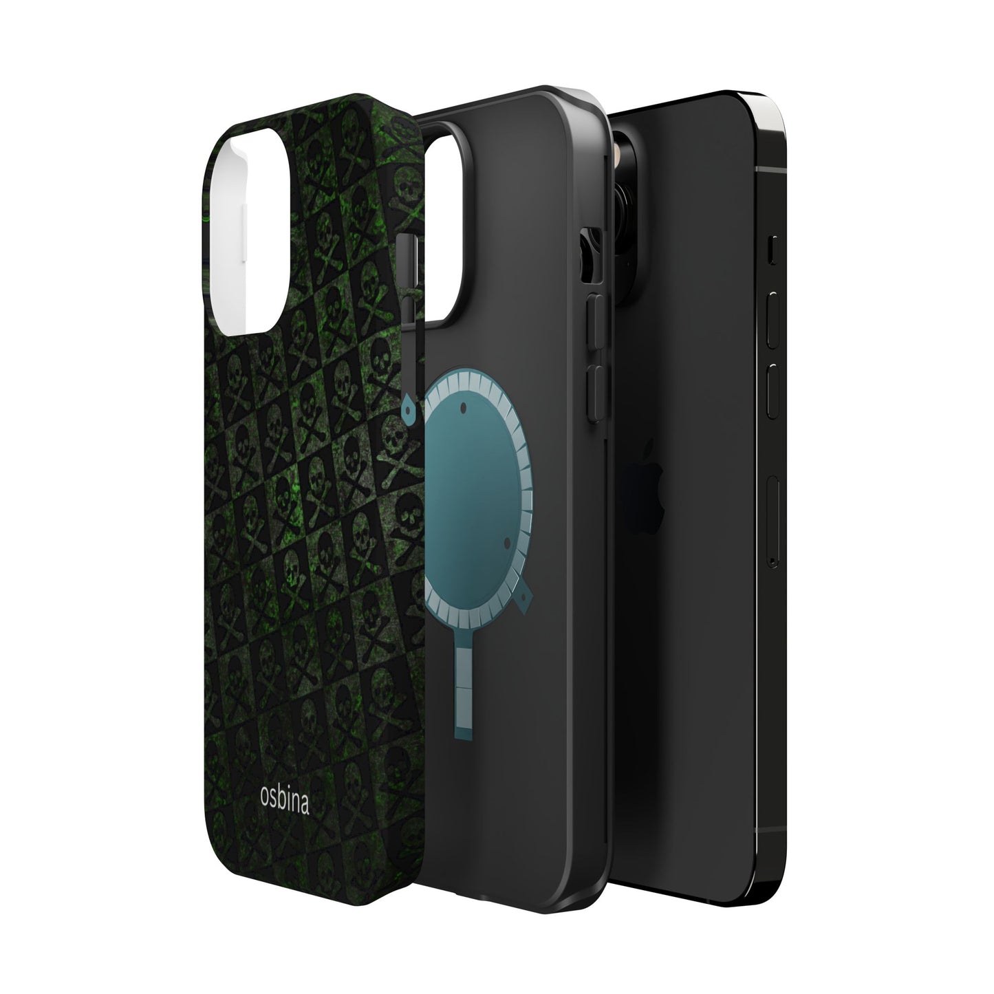 osbina | MagSafe compatible for iPhone | Skull & Crossbones Phone Case | Season Collective Collection