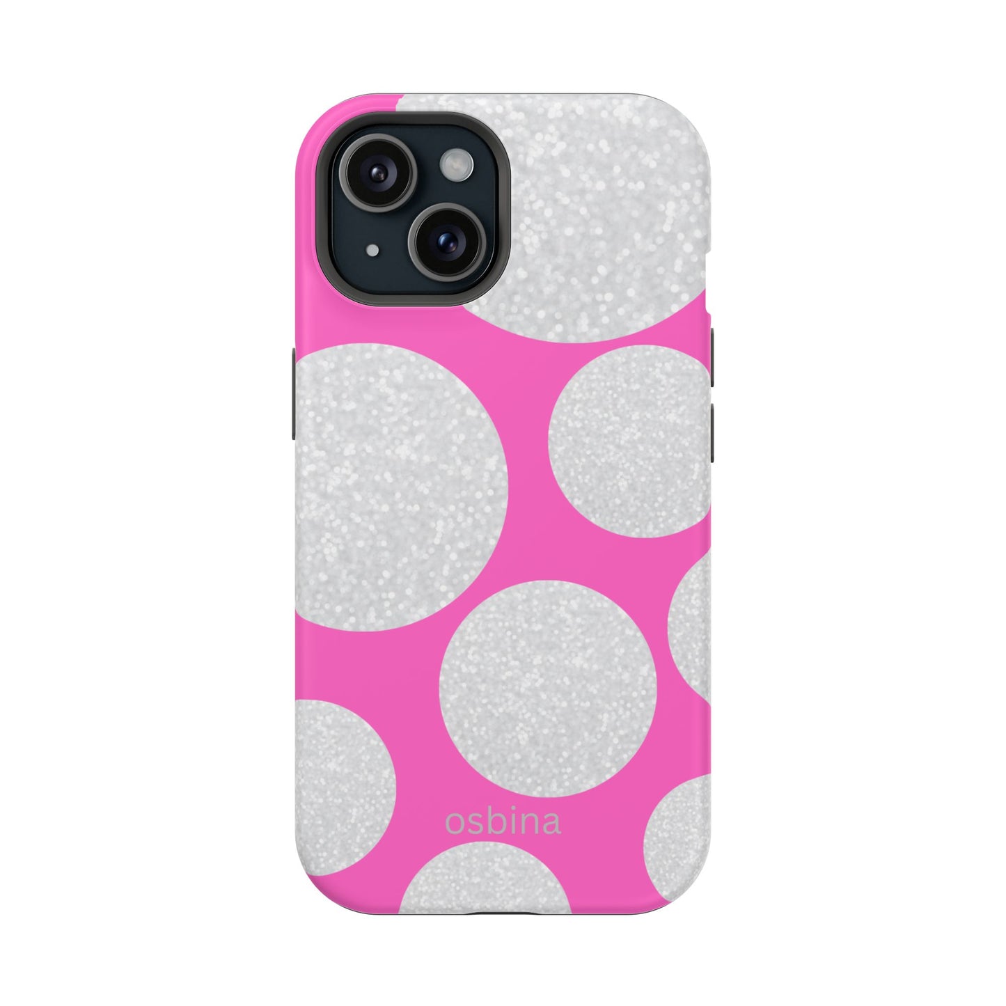 osbina | MagSafe compatible for iPhone | The Sparkling Bubbles Case | YAYOU Collection Supporting Shine Like Sable