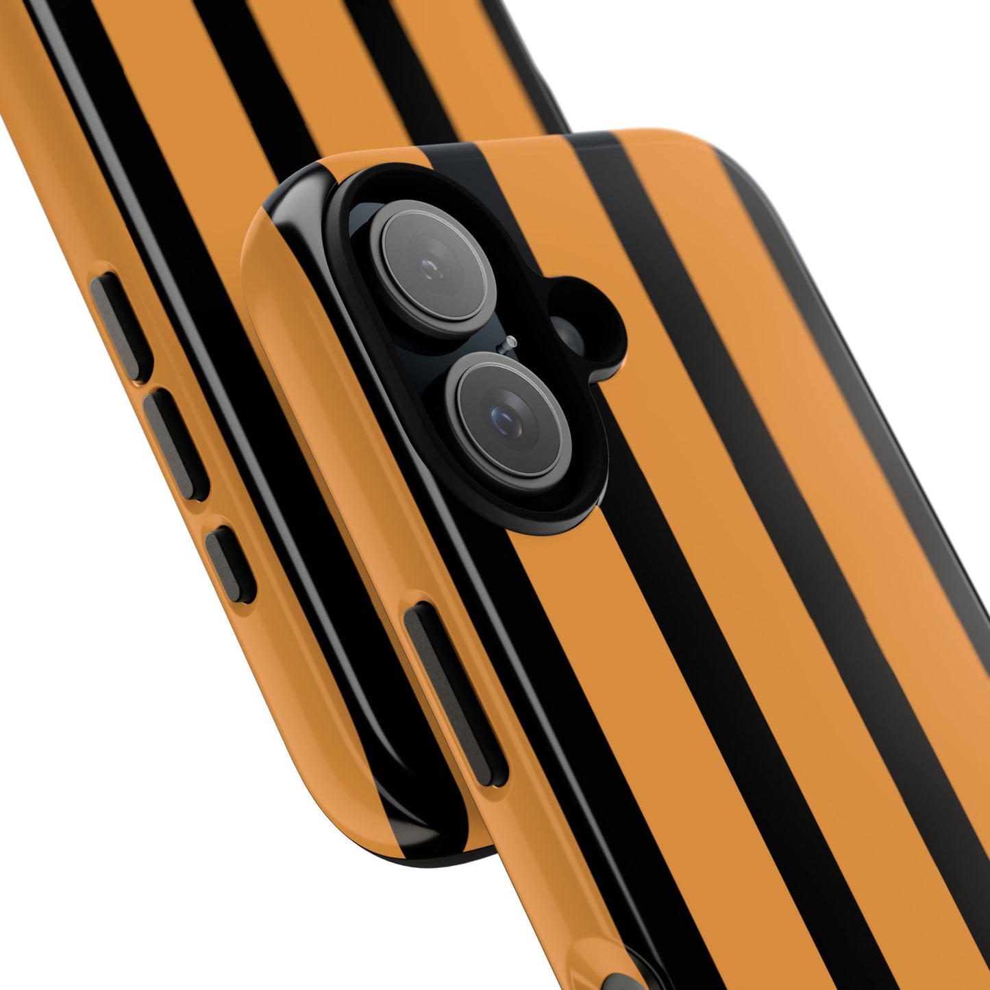 osbina | The Statement Stripe Case in Black + Orange | The Season Collective