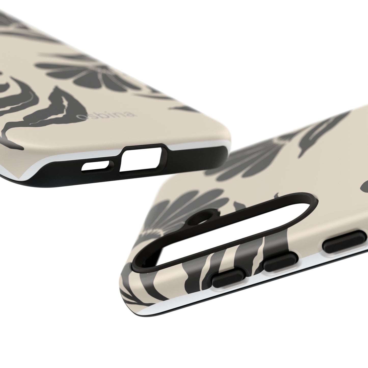 osbina | Obsidian Bloom Flower Phone Case | Modern Muse Collection