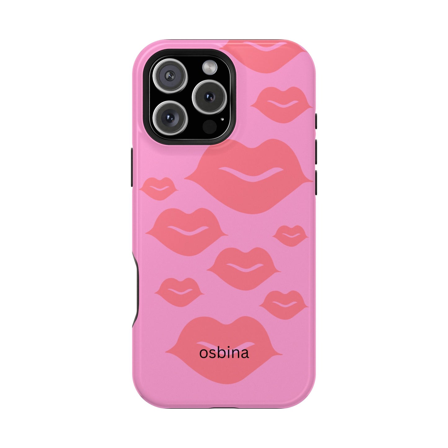 osbina | MagSafe compatible for iPhone | Besos Hot Lips Phone Case | Modern Muse Collection