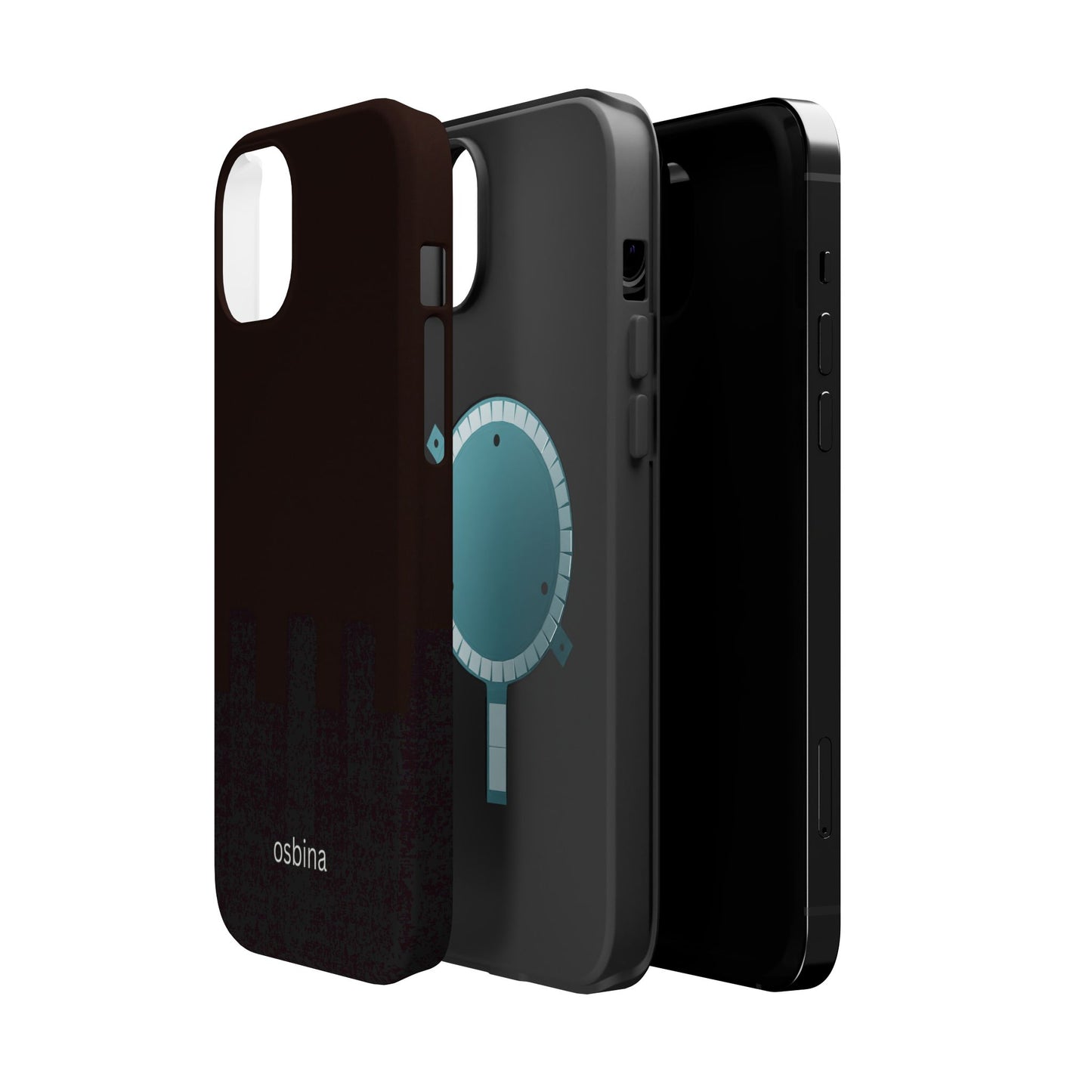 osbina | MagSafe compatible for iPhone | The Onyx Phone Case | Modern Man Collection