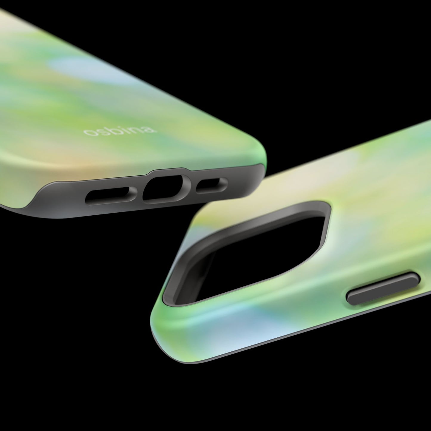 osbina | MagSafe compatible for iPhone | The Veridian Orbs Phone Case | Color Edit Collection