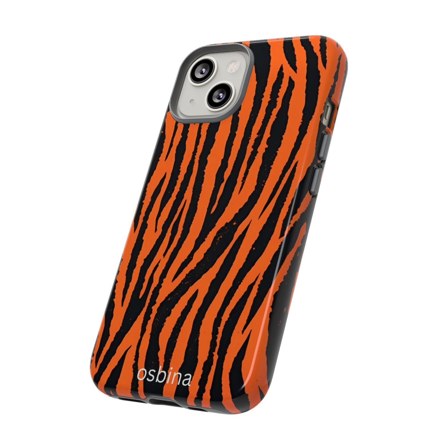 osbina | Tiger, But Make It Chic — The Bengal Stripe Case in Orange + Black | The Season Collective