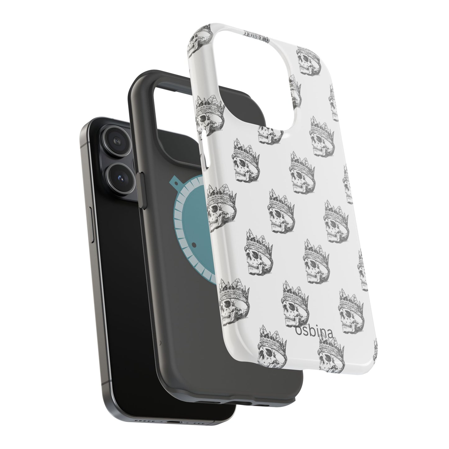osbina | MagSafe compatible for iPhone | Skulls Royale Phone Case | Season Collective Collection