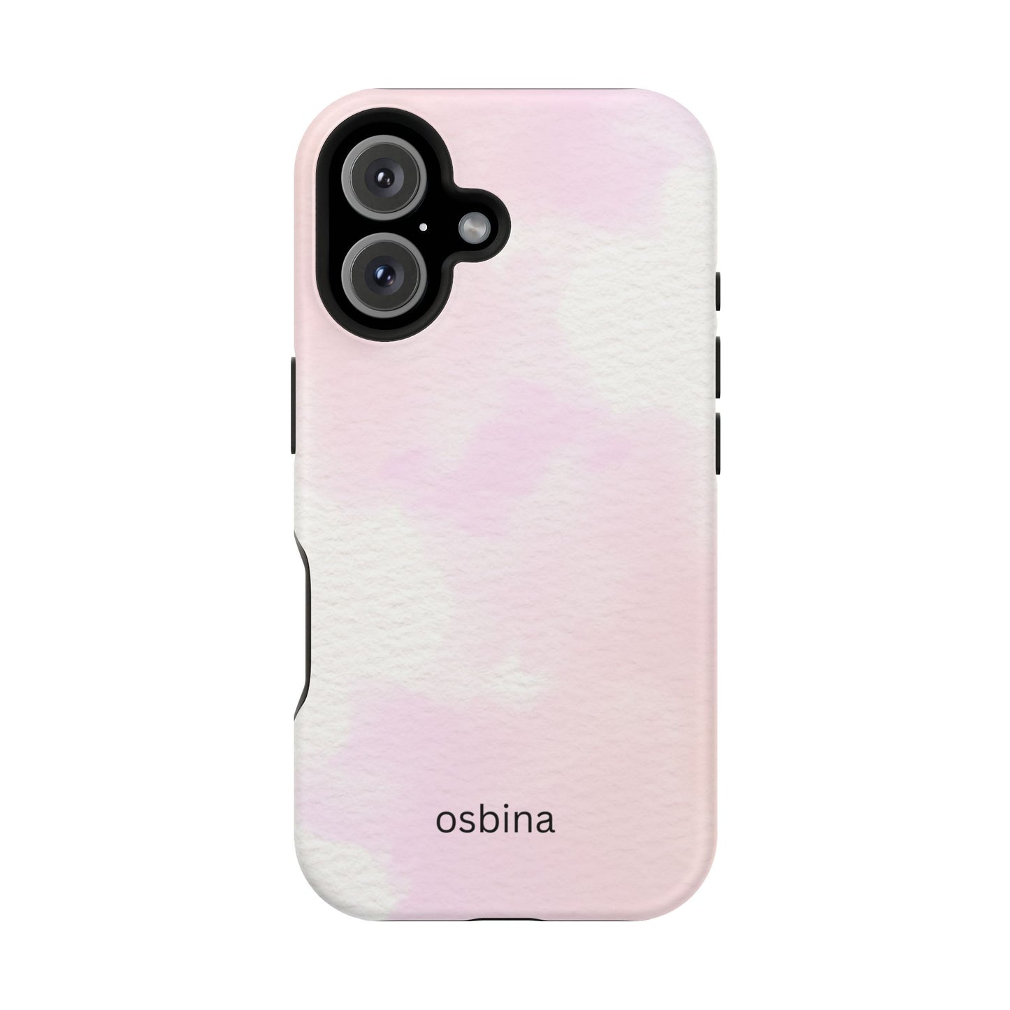 osbina | MagSafe compatible for iPhone | Pink Cotton Cloud Phone Case | Modern Muse Collection