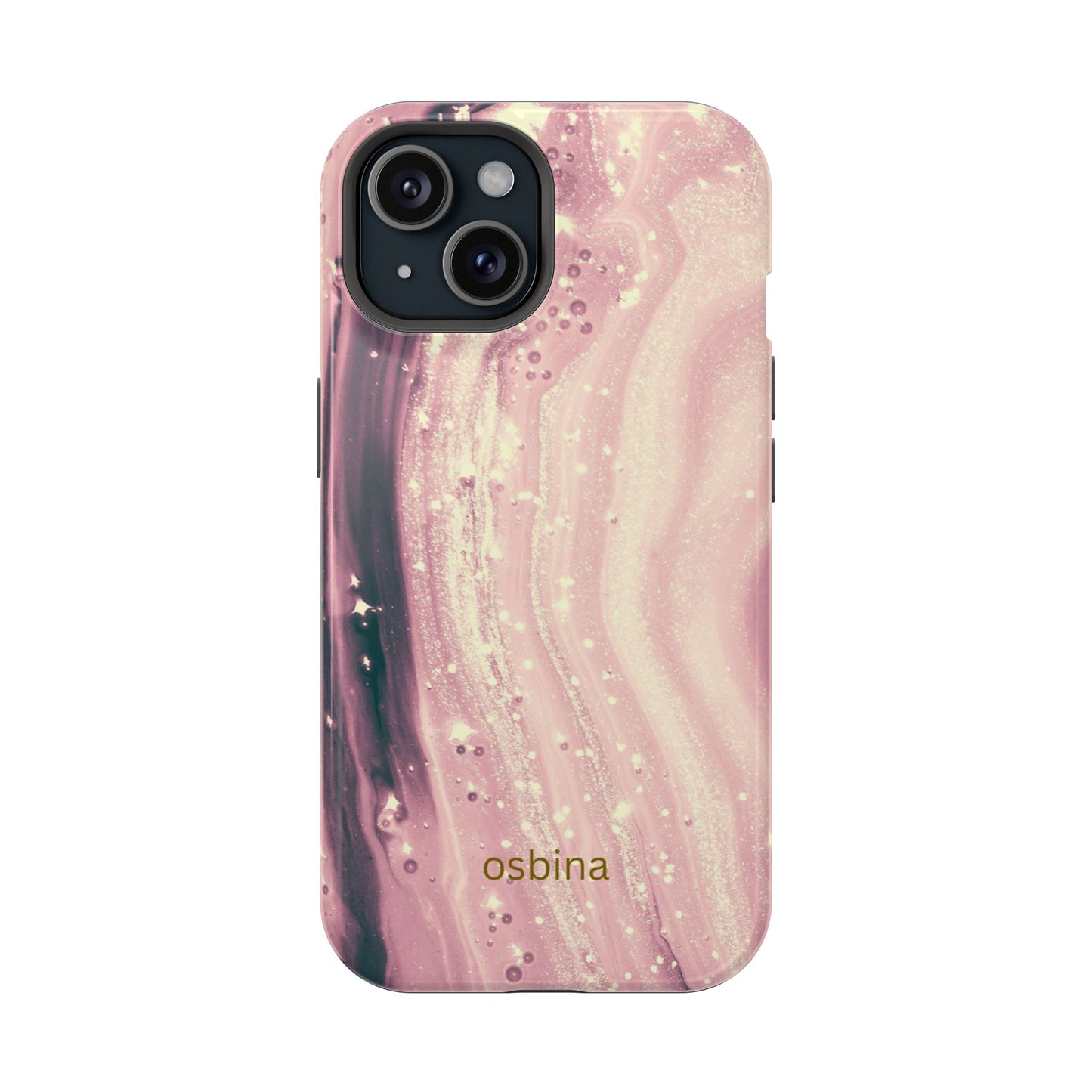 osbina | MagSafe compatible for iPhone | The Amethyst Glow Phone Case | Modern Muse Collection