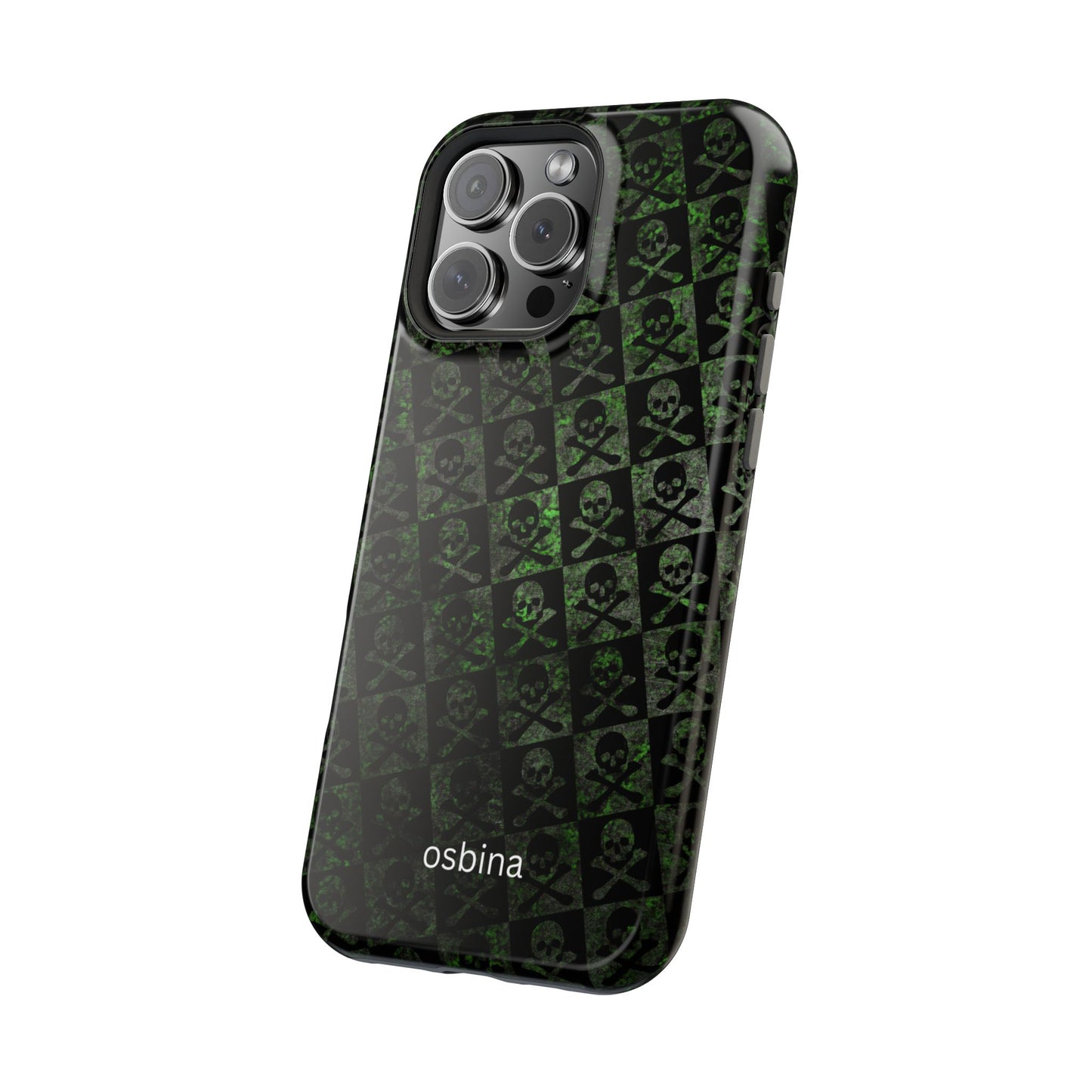 osbina | MagSafe compatible for iPhone | Skull & Crossbones Phone Case | Season Collective Collection