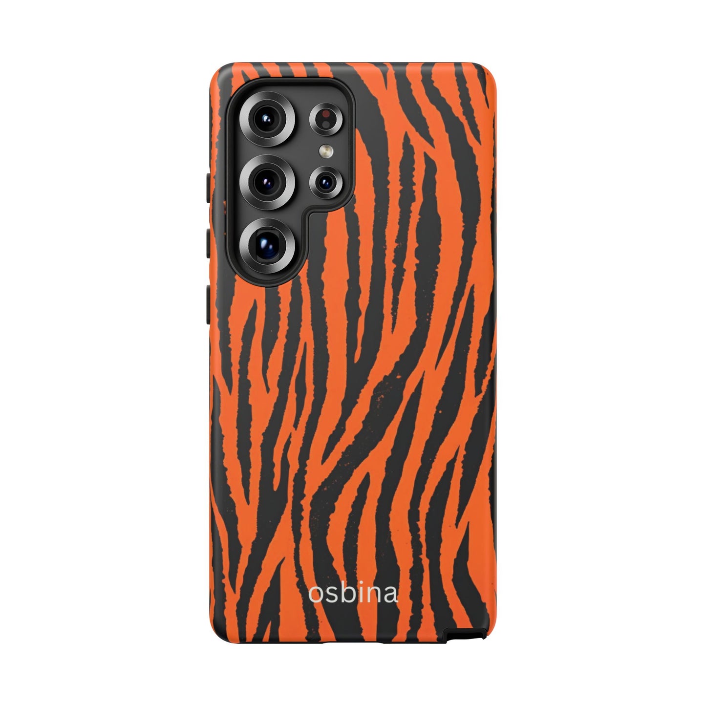 osbina | Tiger, But Make It Chic — The Bengal Stripe Case in Orange + Black | The Season Collective