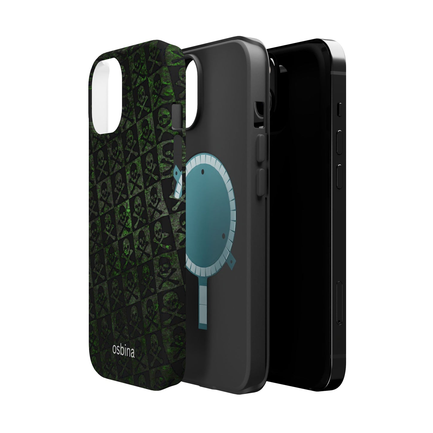 osbina | MagSafe compatible for iPhone | Skull & Crossbones Phone Case | Season Collective Collection