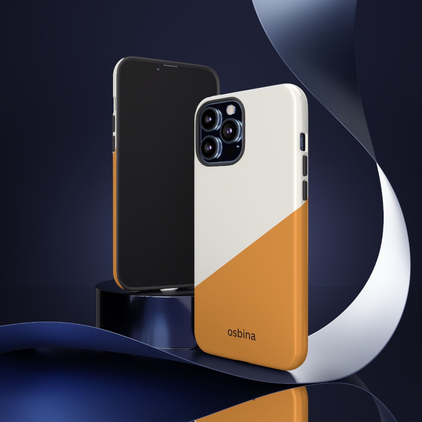 osbina | Divide & Conquer — The Orange + White Split Diagonal Case | The Season Collective