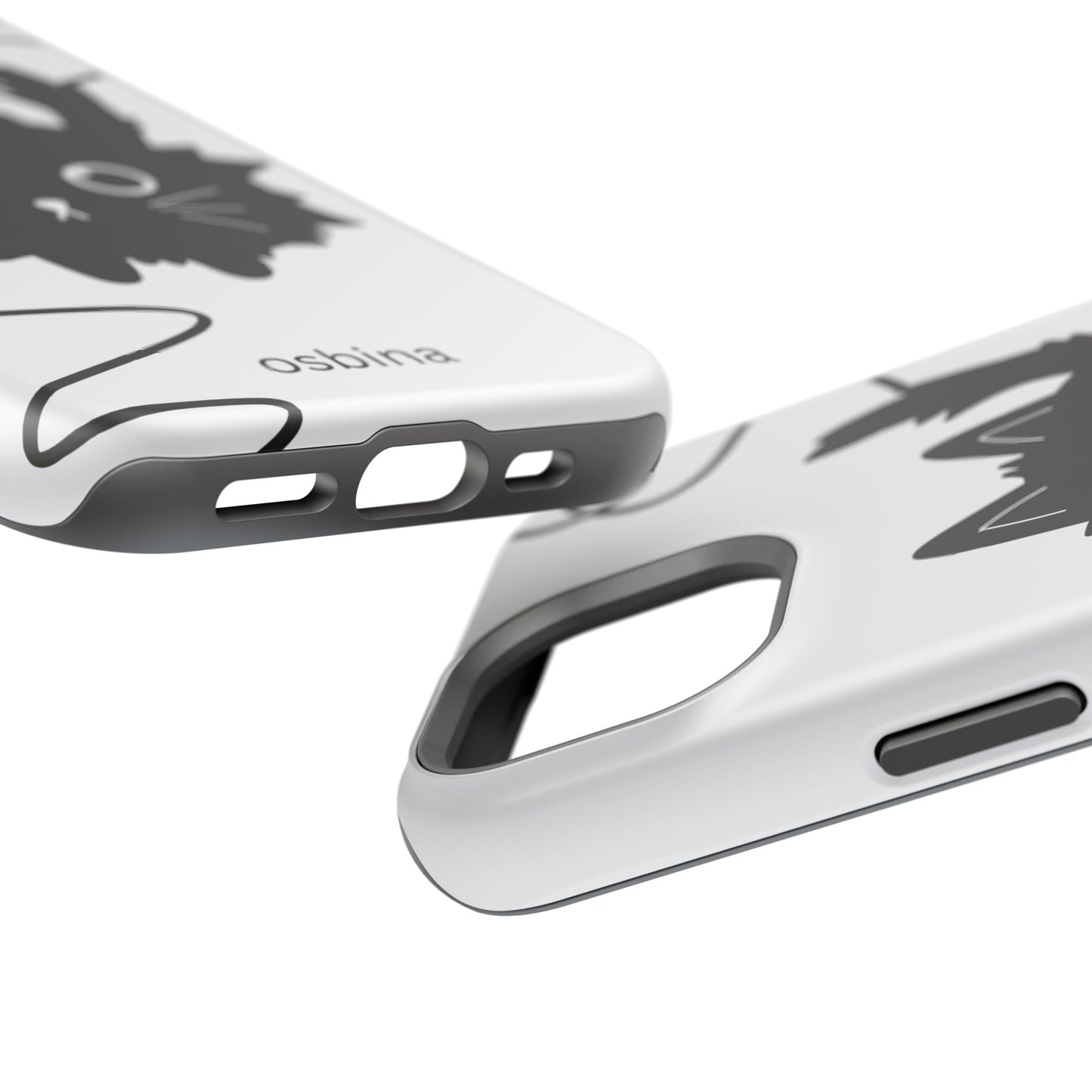 osbina | MagSafe compatible for iPhone | Midnight Couture Cat Phone Case | Season Collective Collection