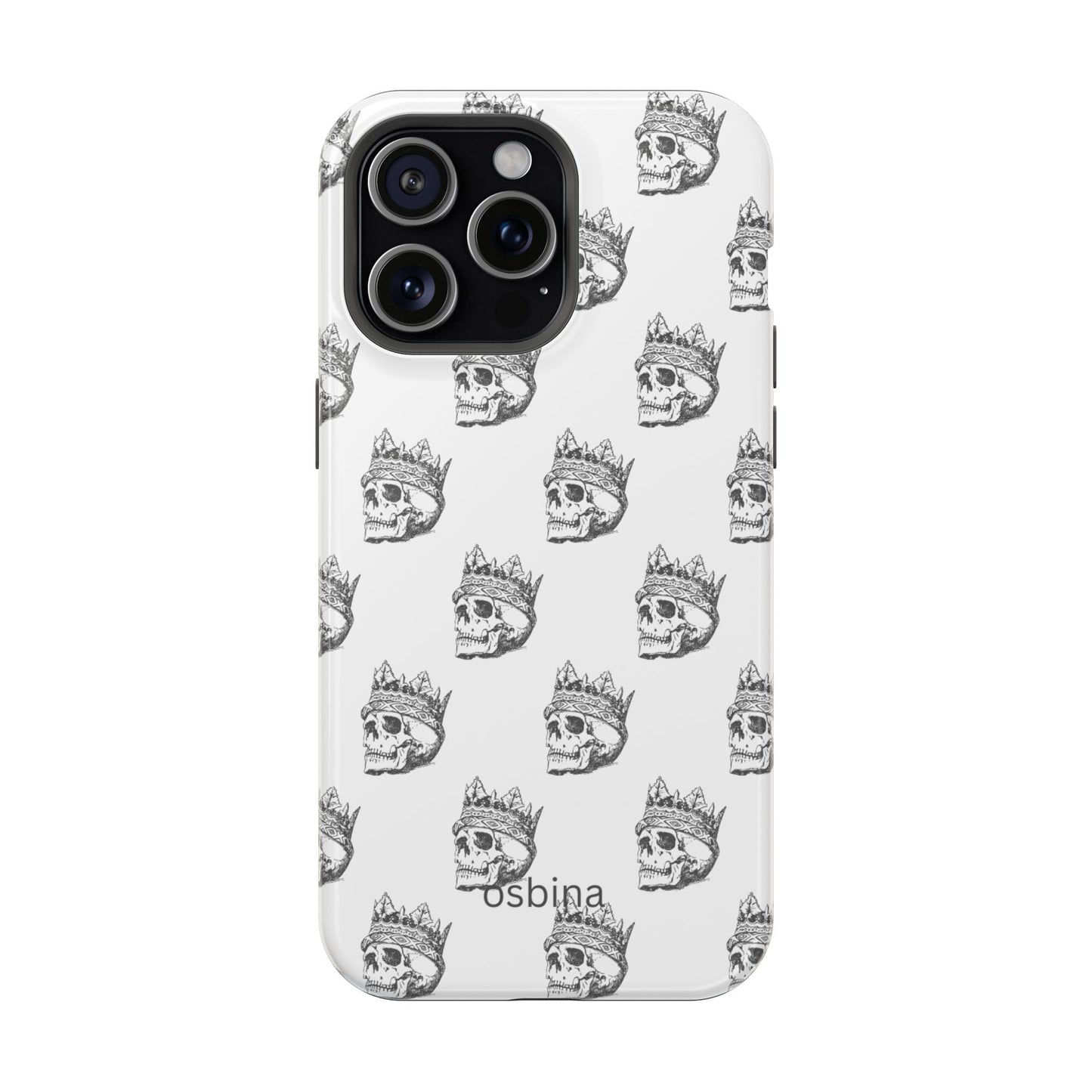 osbina | MagSafe compatible for iPhone | Skulls Royale Phone Case | Season Collective Collection