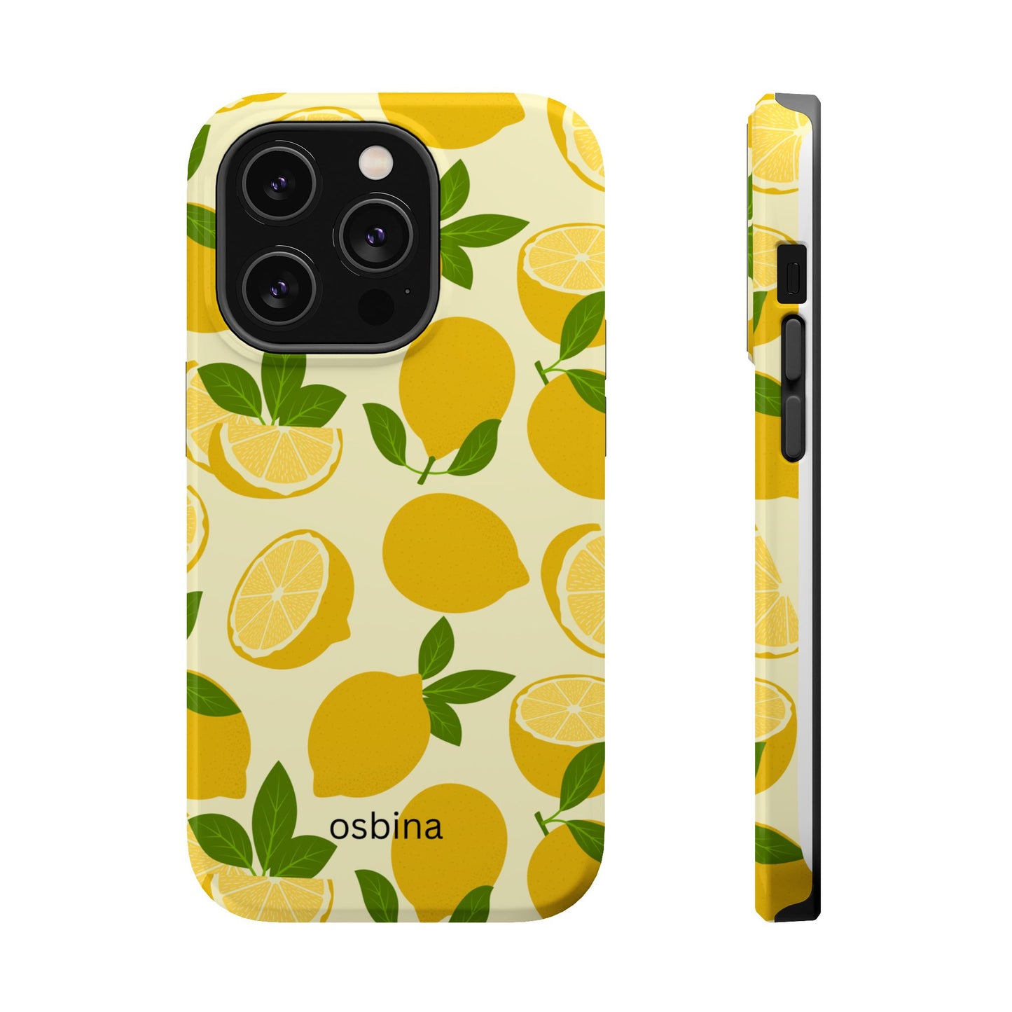 osbina | MagSafe compatible for iPhone | Limoncello Lemon Phone Case | Modern Muse Collection