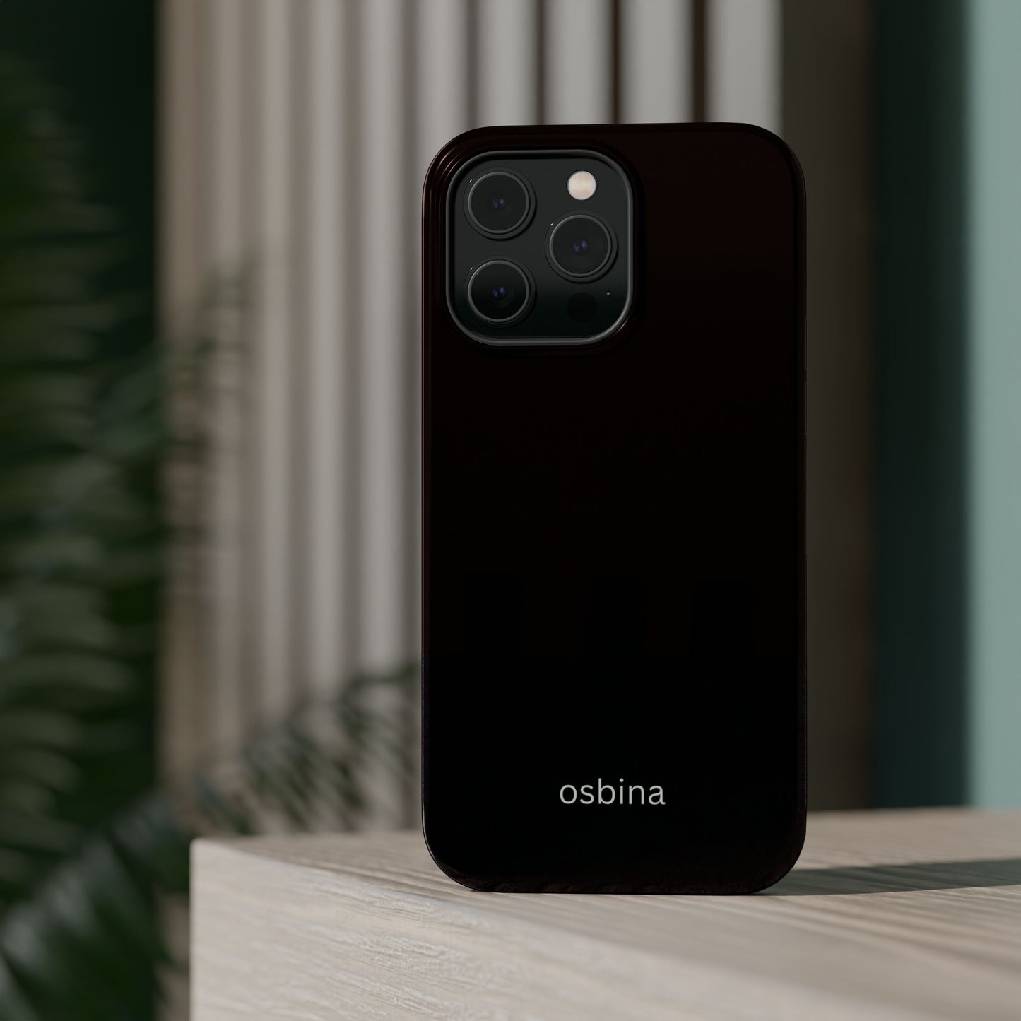 osbina | MagSafe compatible for iPhone | The Onyx Phone Case | Modern Man Collection