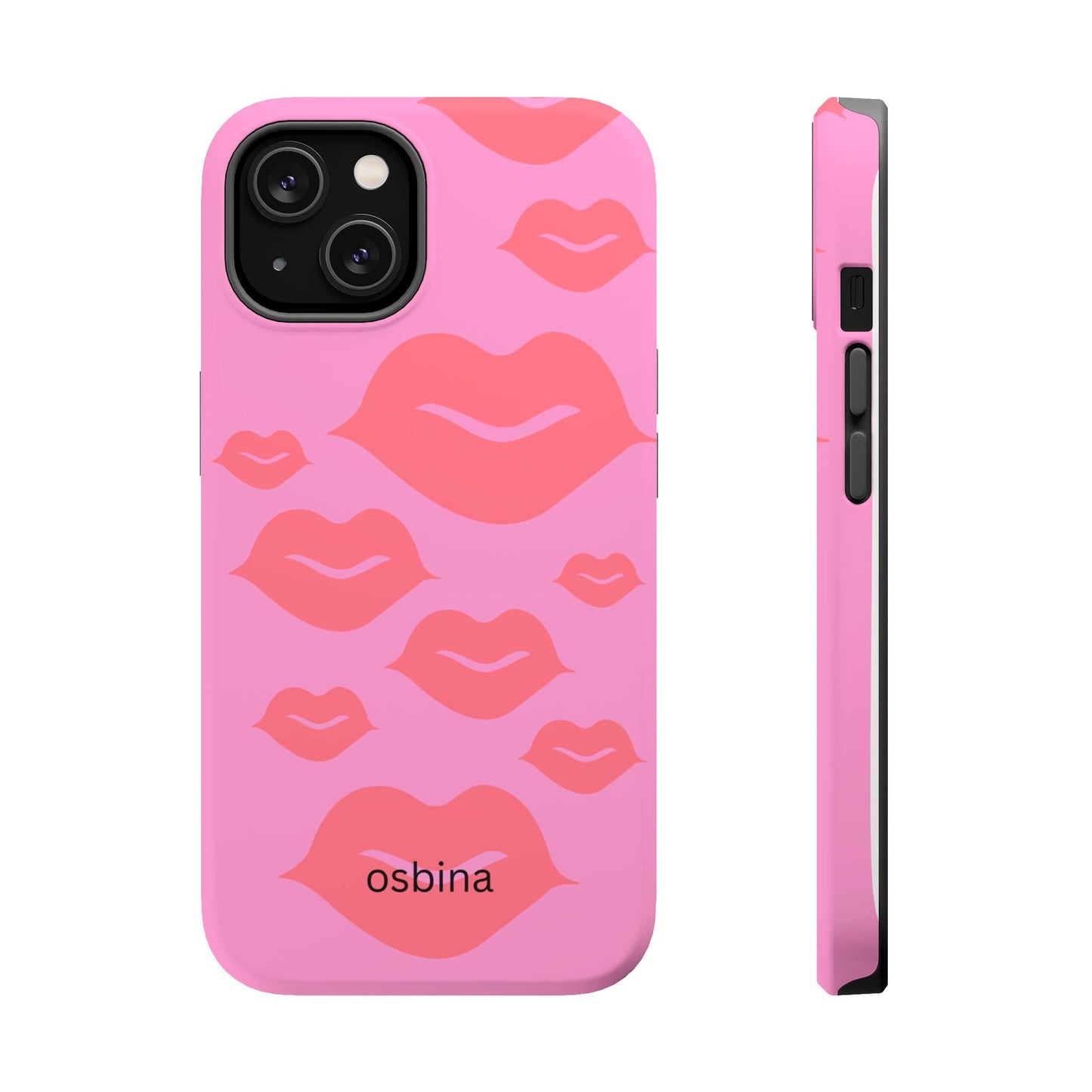 osbina | MagSafe compatible for iPhone | Besos Hot Lips Phone Case | Modern Muse Collection