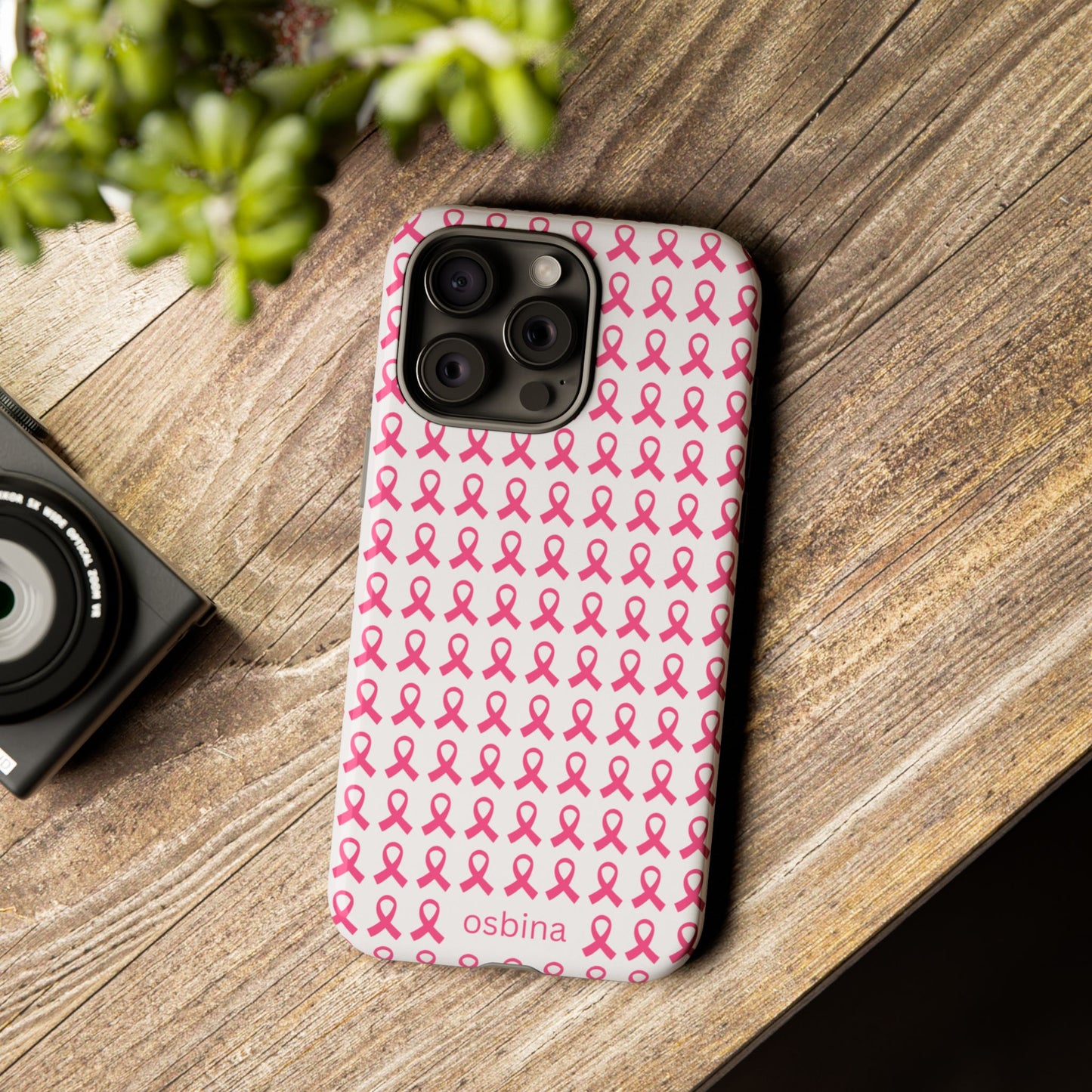 osbina | Limited Edition The Side by Side Pink Ribbon Case in Light Pink + Soft Pink + Hot Pink | The Pink October Collection | Inspired By