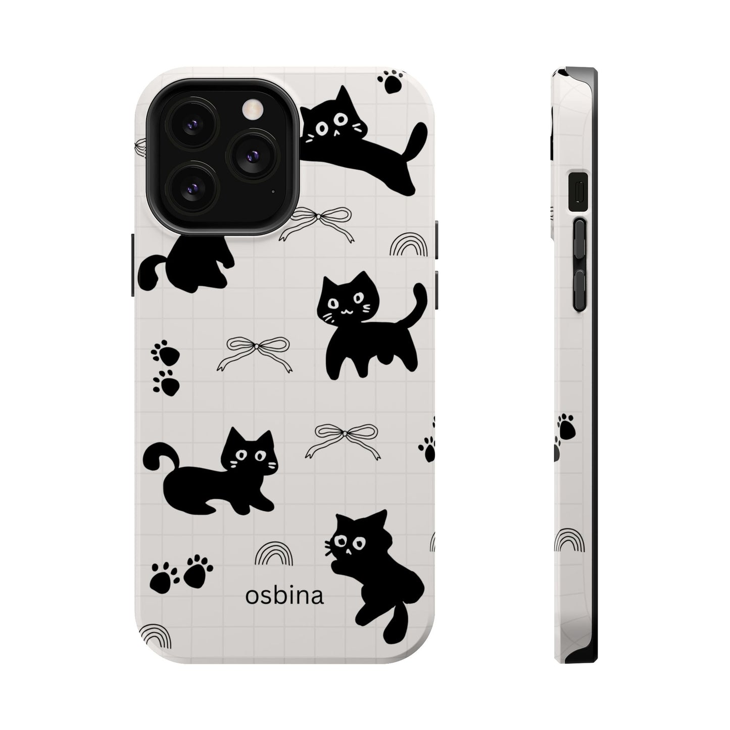 osbina | MagSafe compatible for iPhone | Meow Mode Cat Phone Case | The Season Collective