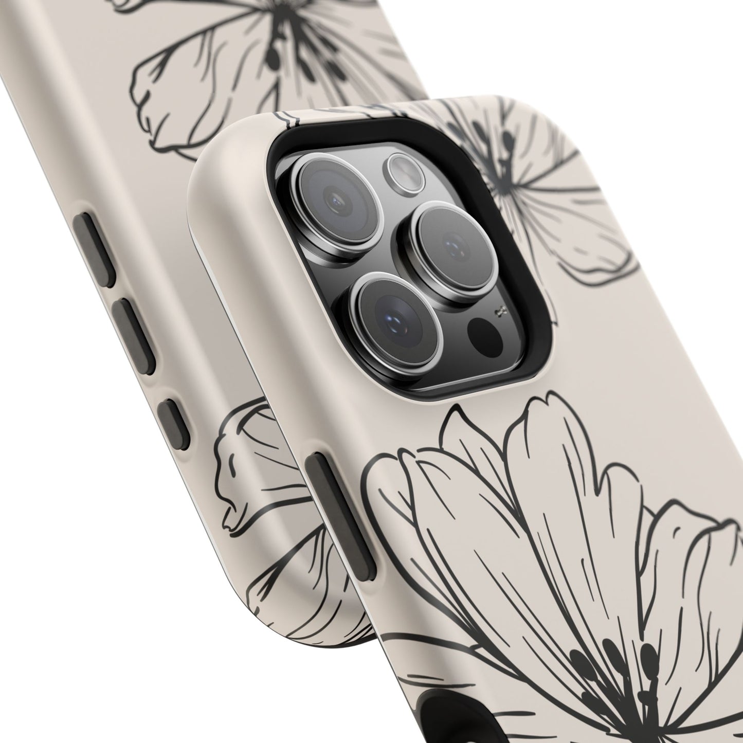 osbina | MagSafe compatible for iPhone | Poppy Whisper Phone Case | Modern Muse Collection