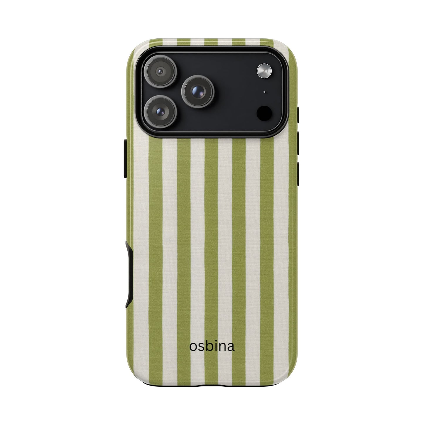 osbina | Verde Stripe Phone Case | Color Edit Collection