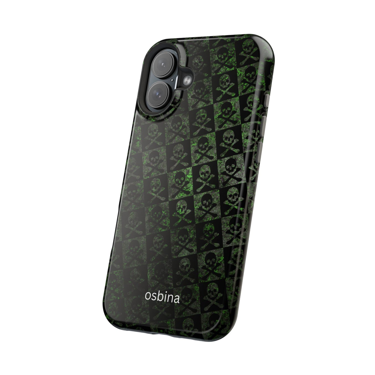 osbina | MagSafe compatible for iPhone | Skull & Crossbones Phone Case | Season Collective Collection