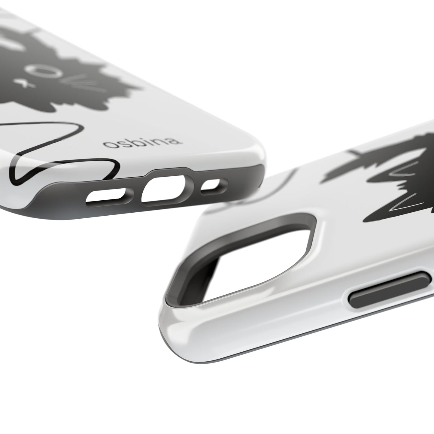 osbina | MagSafe compatible for iPhone | Midnight Couture Cat Phone Case | Season Collective Collection