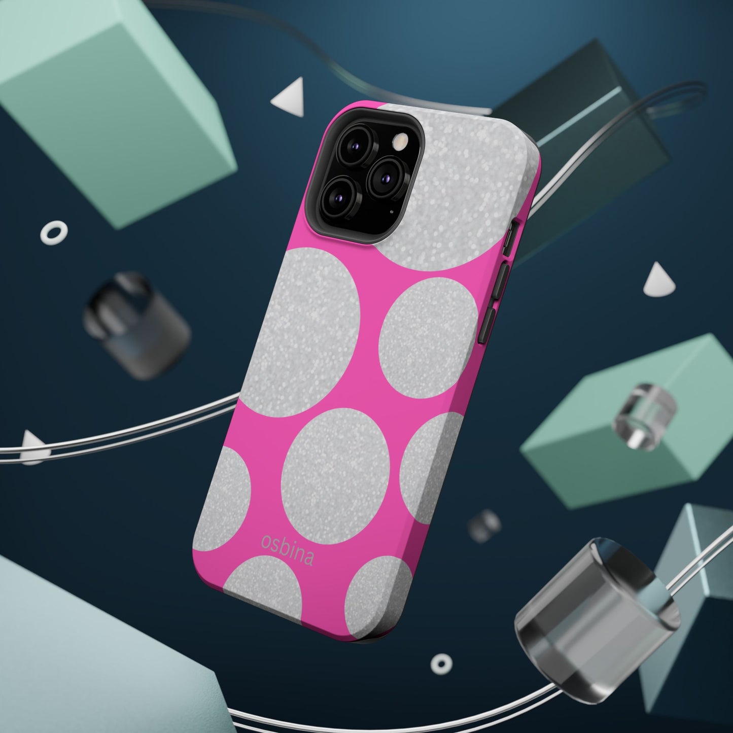 osbina | MagSafe compatible for iPhone | The Sparkling Bubbles Case | YAYOU Collection Supporting Shine Like Sable