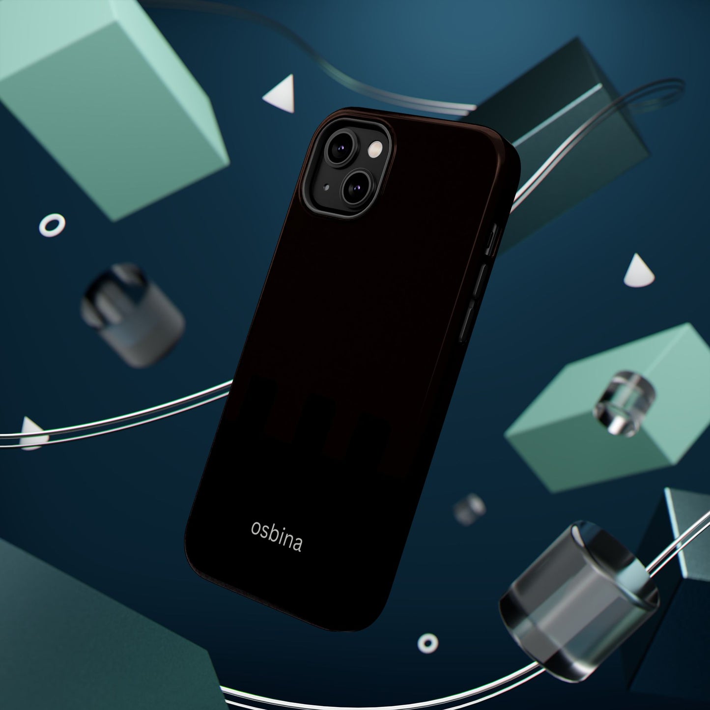 osbina | MagSafe compatible for iPhone | The Onyx Phone Case | Modern Man Collection
