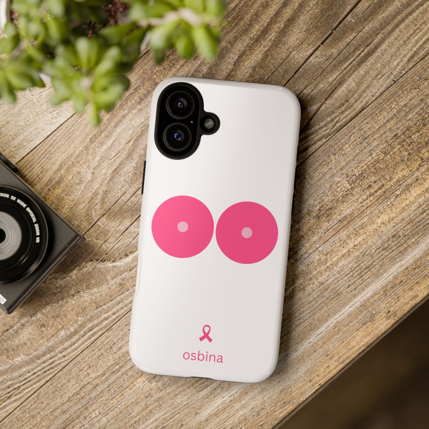 osbina | Limited Edition The Check Your Tatas Case in Light Pink + Soft Pink + Hot Pink | The Pink October Collection | Inspired By