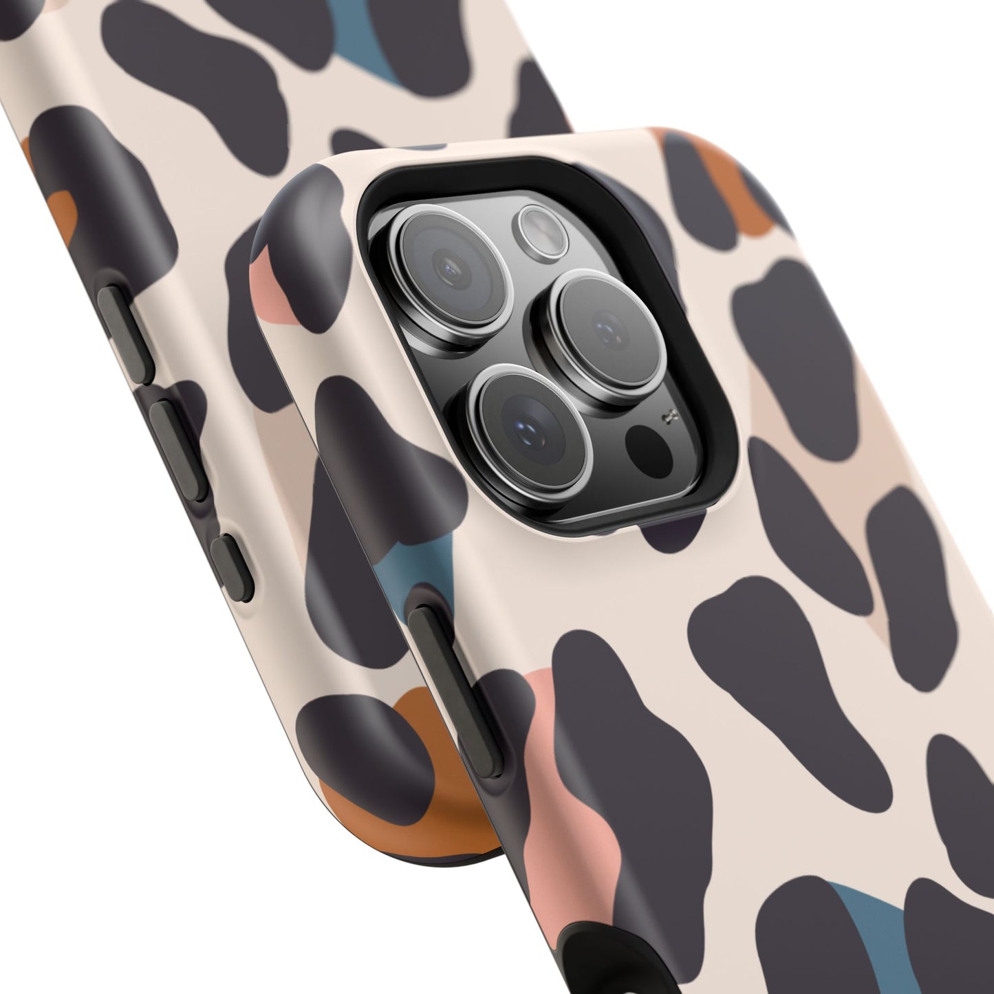 osbina | MagSafe compatible for iPhone | Leopard Luxe Color Pop Leopard Print Phone Case | Modern Muse Collection