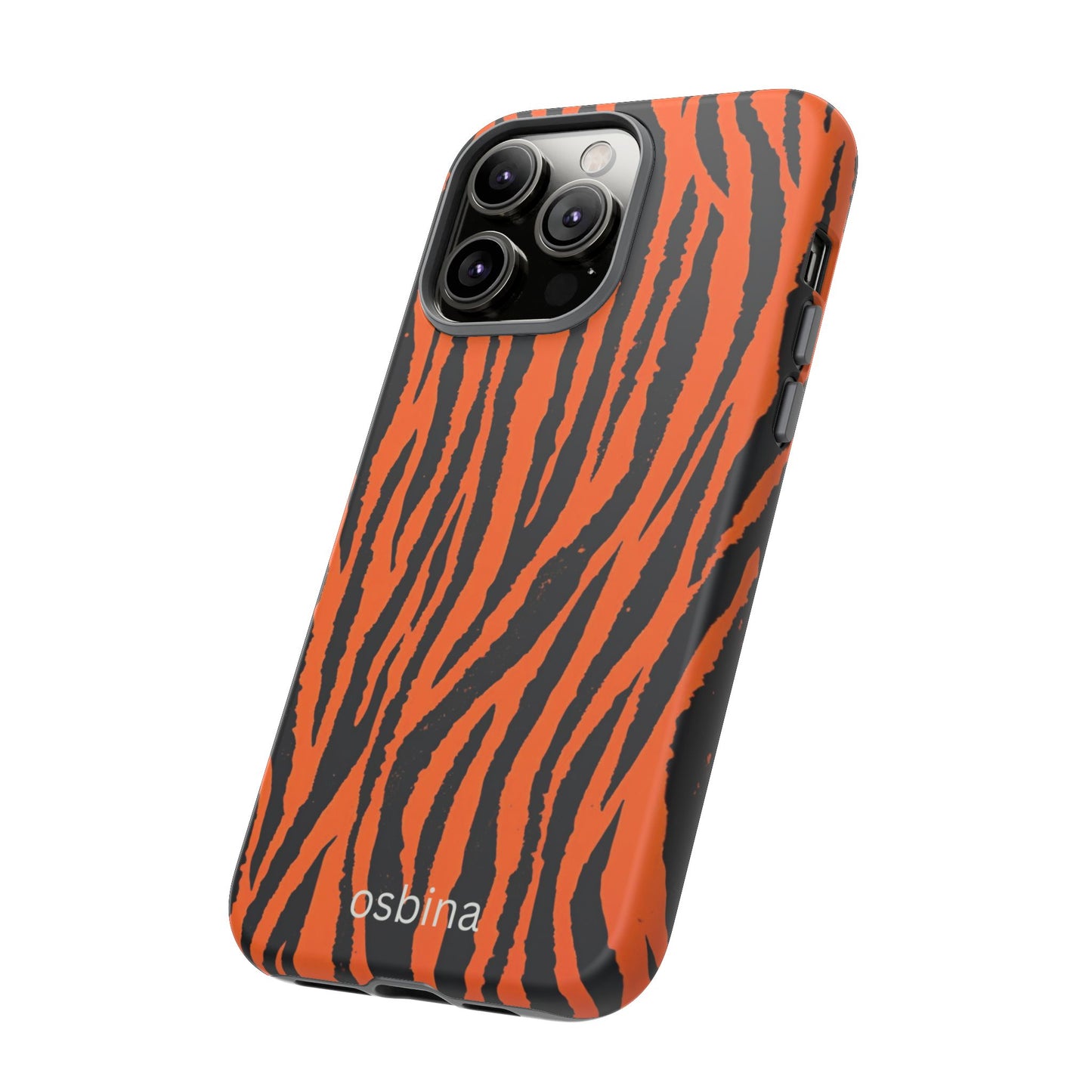 osbina | Tiger, But Make It Chic — The Bengal Stripe Case in Orange + Black | The Season Collective