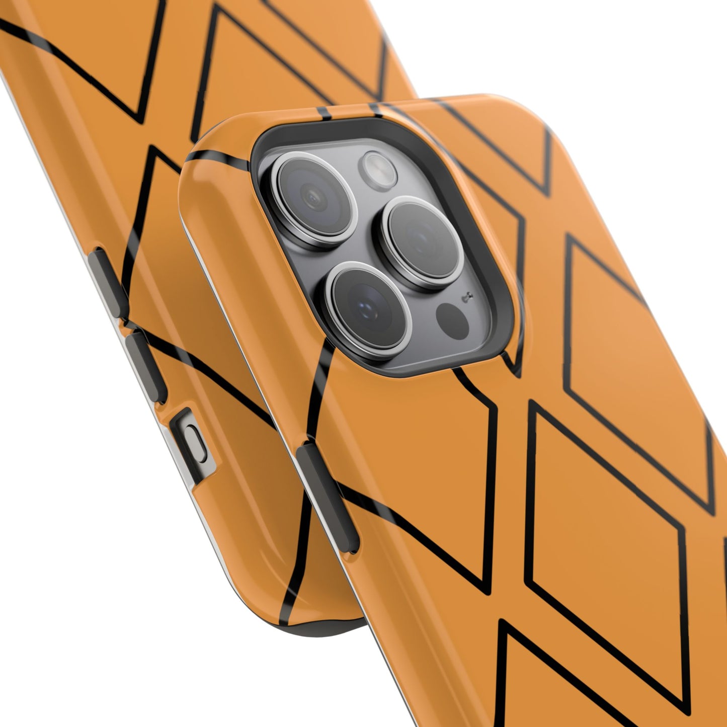 osbina | MagSafe Compatible for iPhone | Diamonds Are Your Phone’s Best Friend — The Orange + Black Diamond Case | The Season Collective