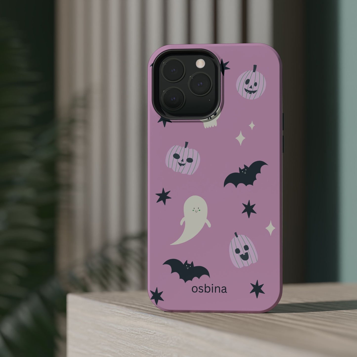 osbina | MagSafe compatible for iPhone | Blush Bewitched Limited Edition Spooky Chic Phone Case | Season Collective Collection