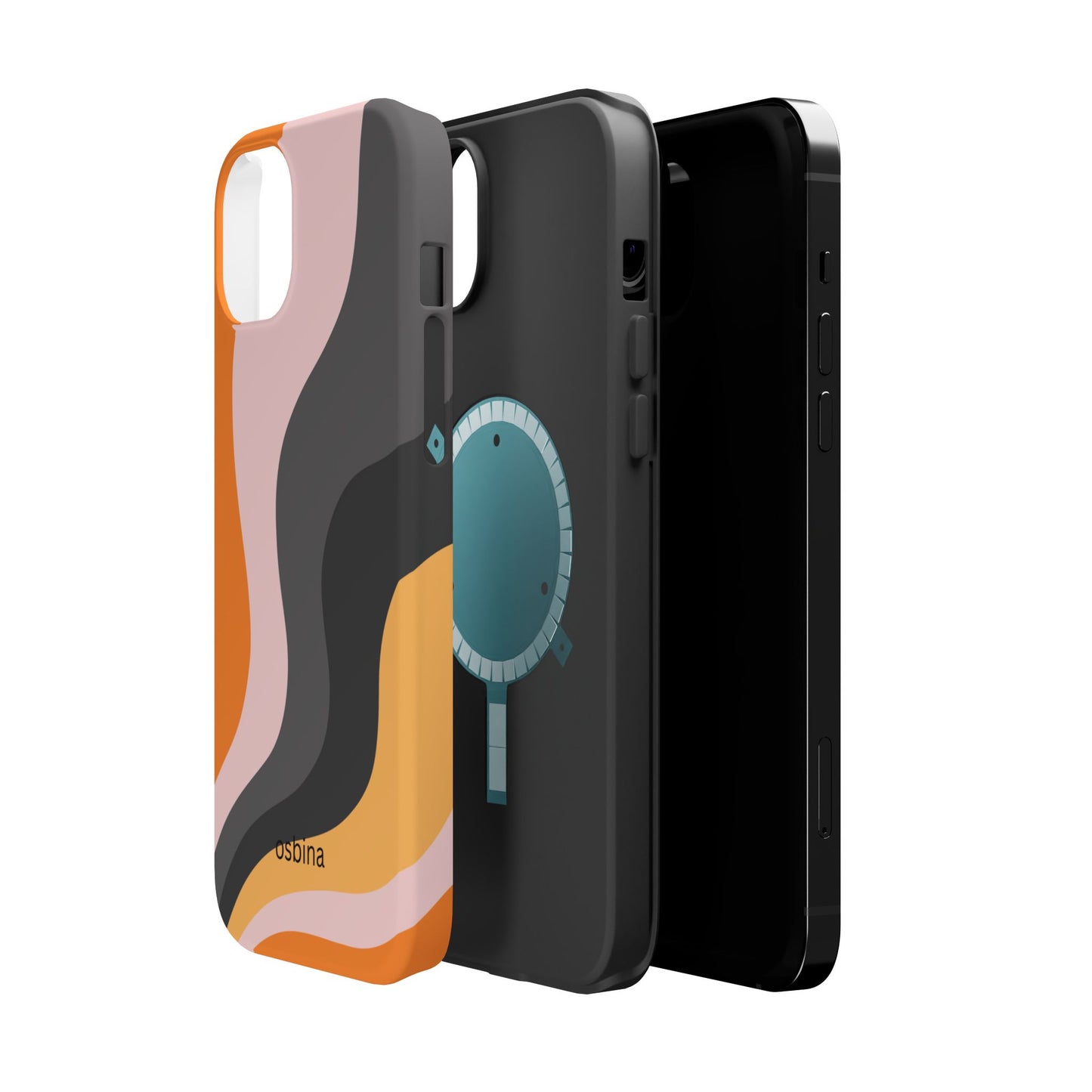 osbina | MagSafe Compatible for iPhone | The Case That Says “Fall, But Make It Fashion” | Retro Swirl Edition | The Season Collective