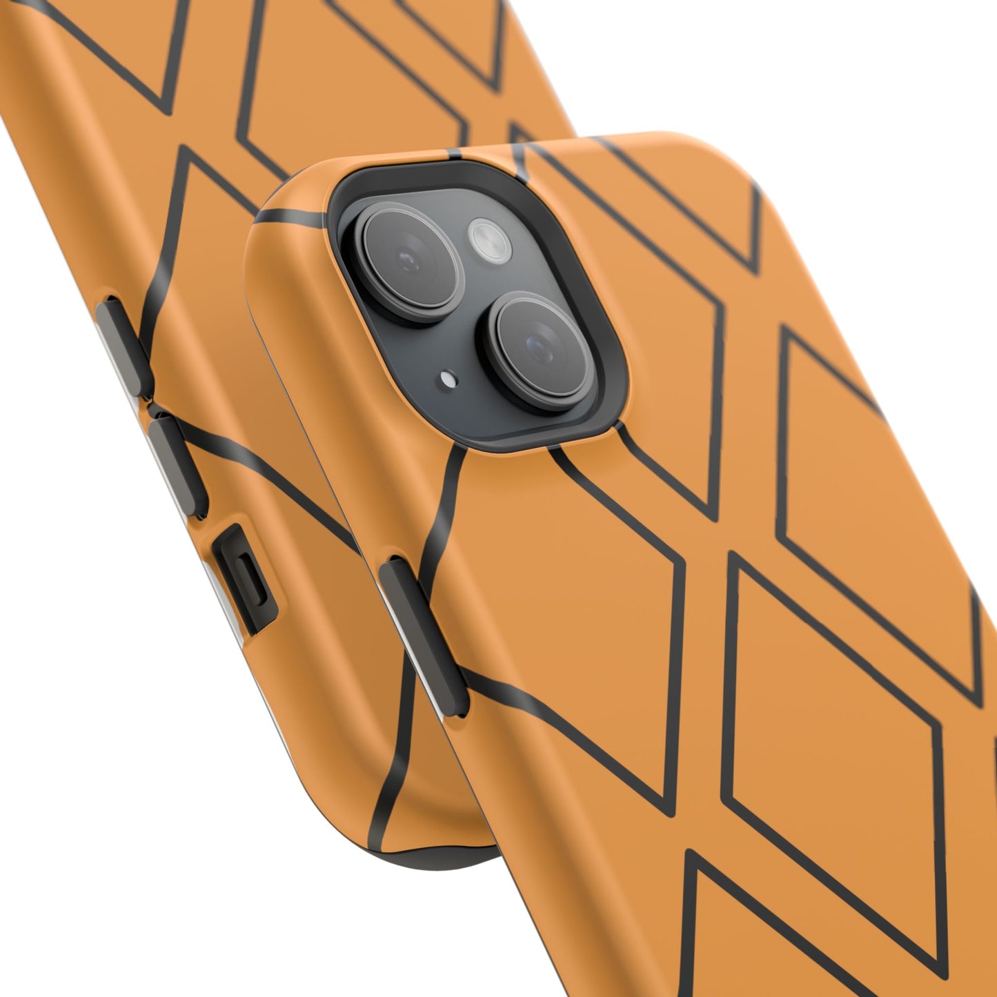 osbina | MagSafe Compatible for iPhone | Diamonds Are Your Phone’s Best Friend — The Orange + Black Diamond Case | The Season Collective