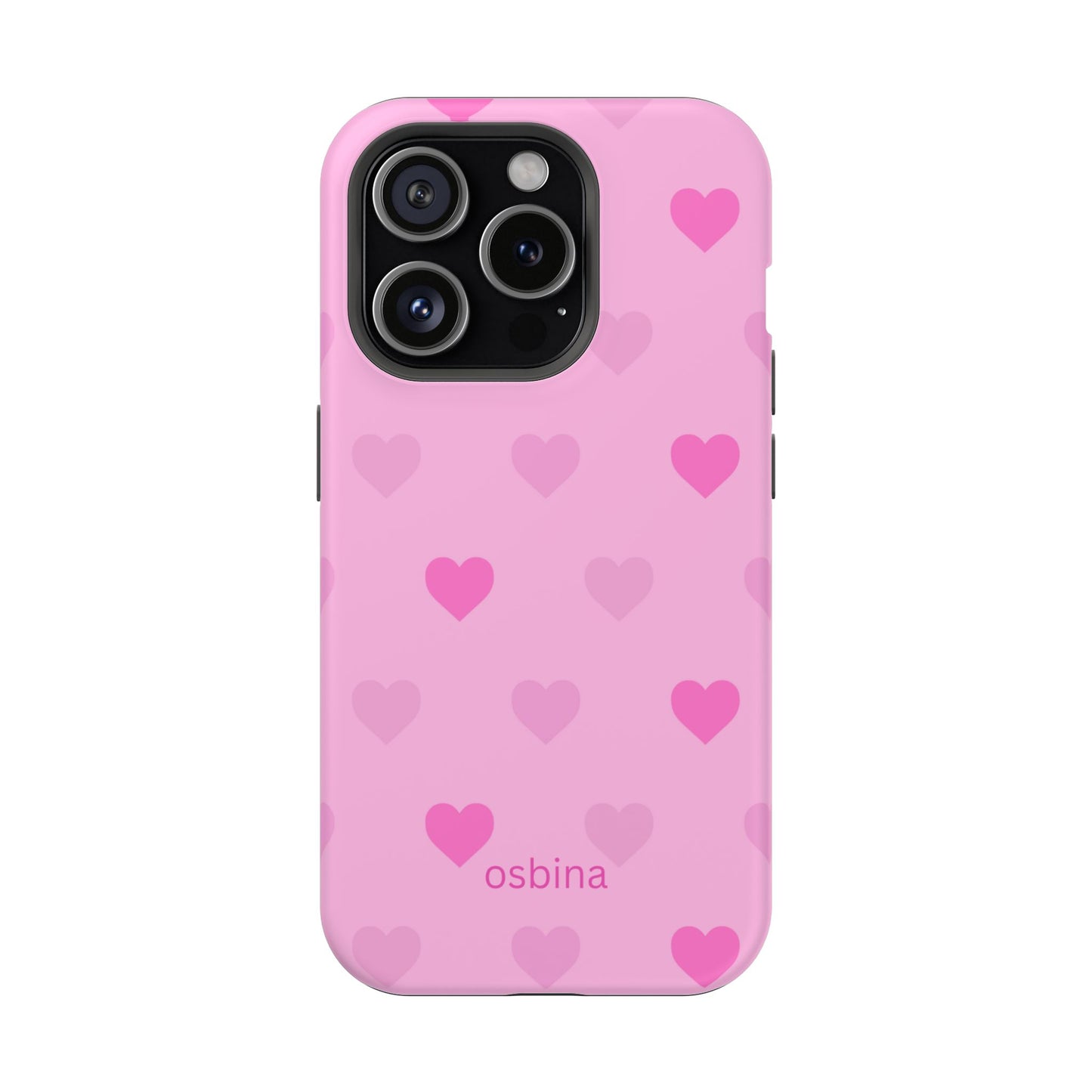 osbina | MagSafe compatible for iPhone | The Blushing Hearts Case | YAYOU Collection Supporting Shine Like Sable