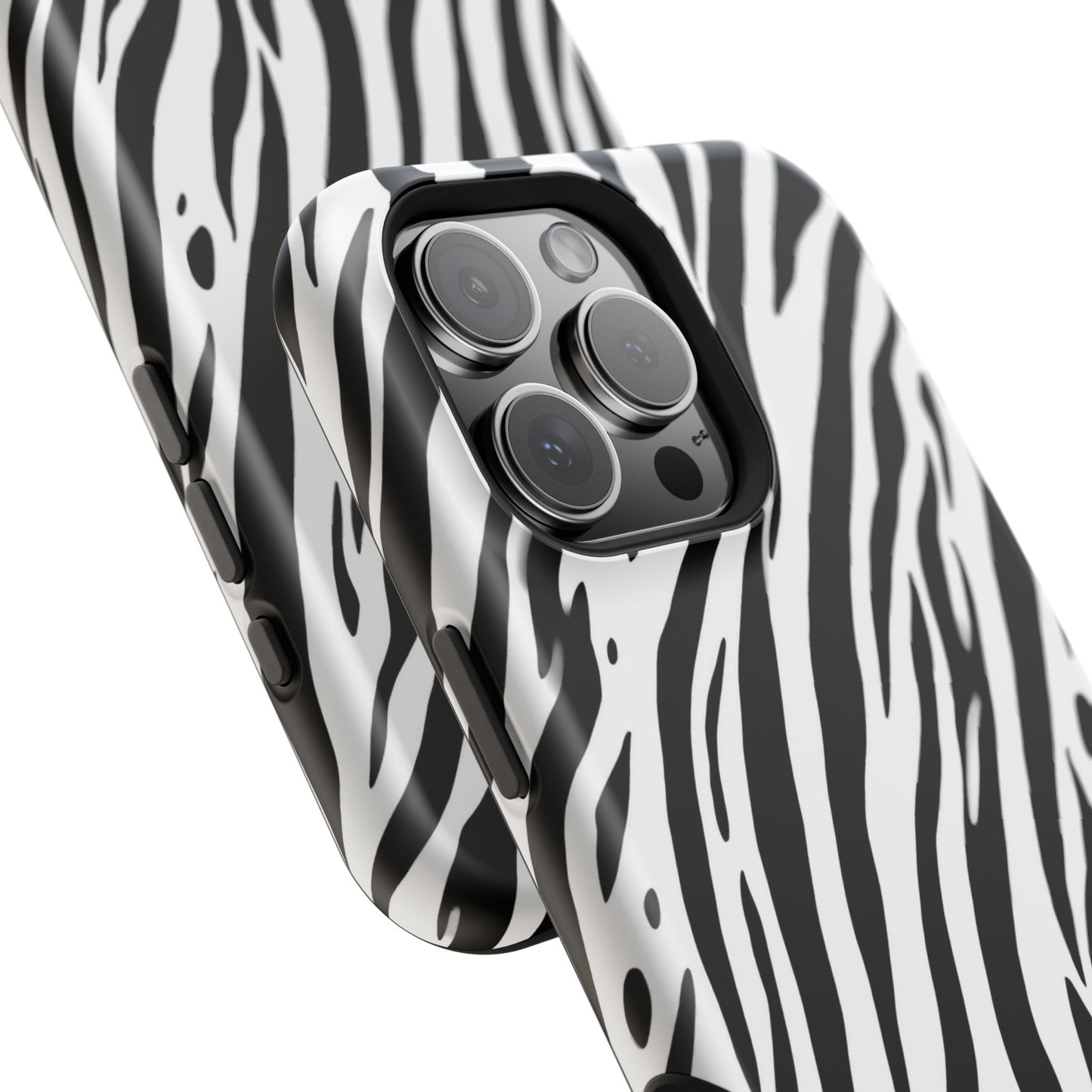 osbina | MagSafe Compatible for iPhone | The Bengal Bold Stripe Case in White + Black | The Season Collective