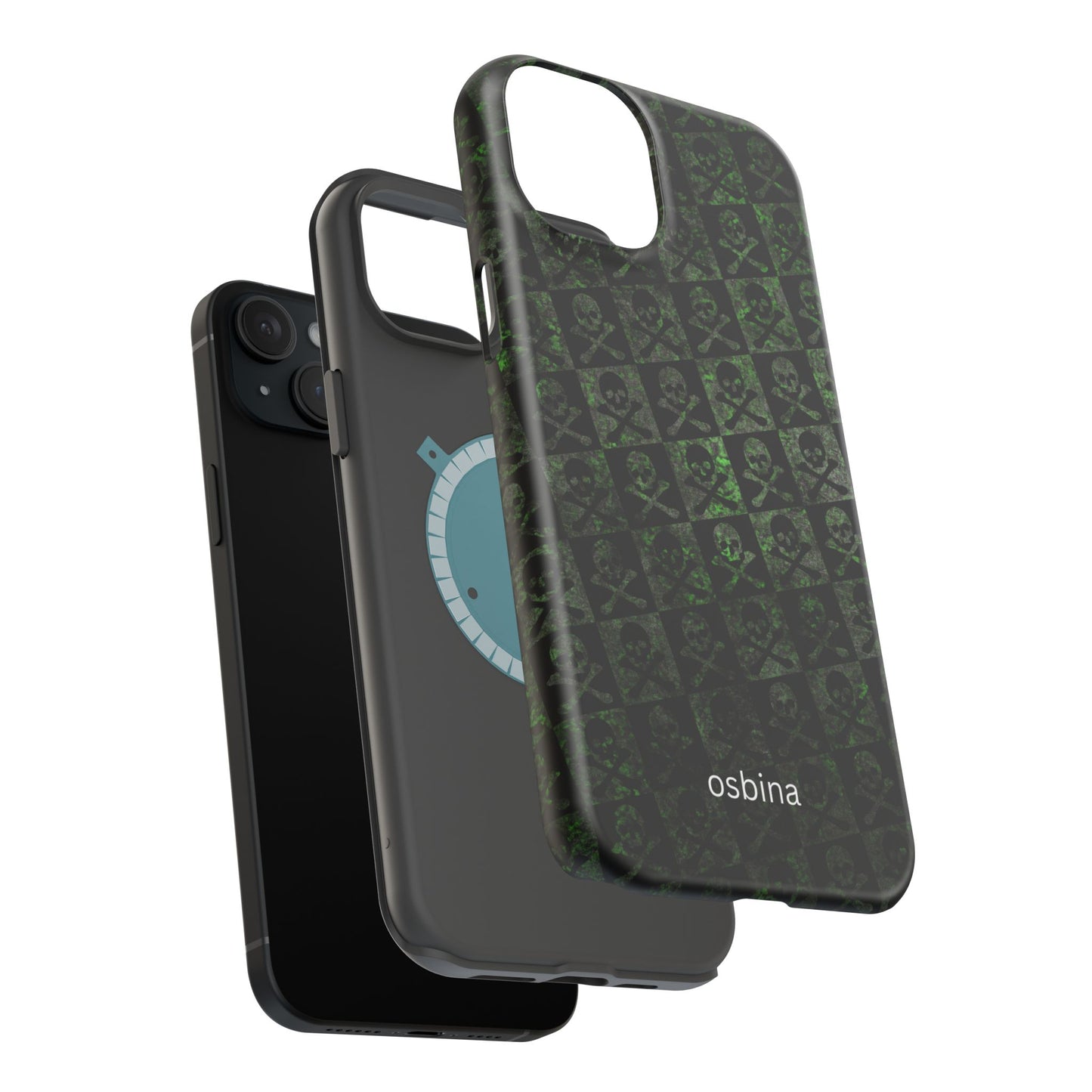 osbina | MagSafe compatible for iPhone | Skull & Crossbones Phone Case | Season Collective Collection