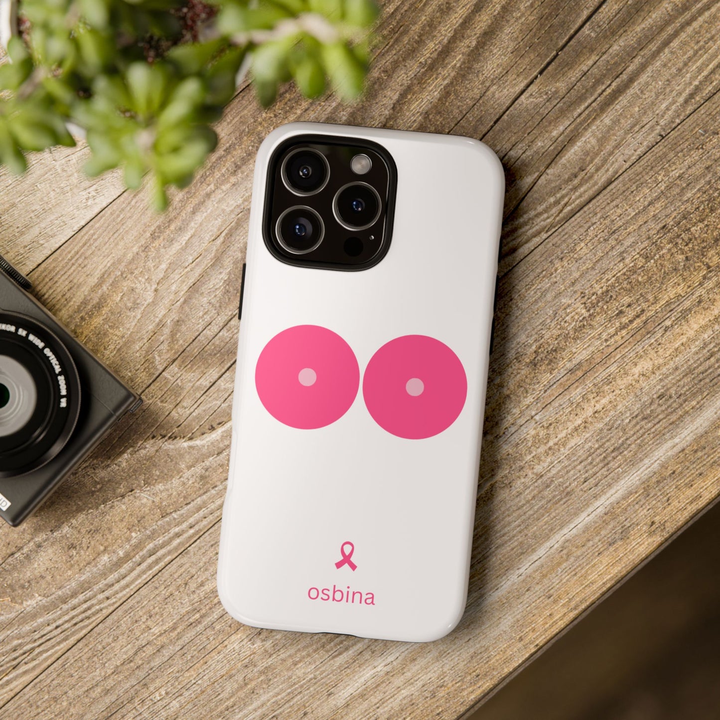 osbina | Limited Edition The Check Your Tatas Case in Light Pink + Soft Pink + Hot Pink | The Pink October Collection | Inspired By