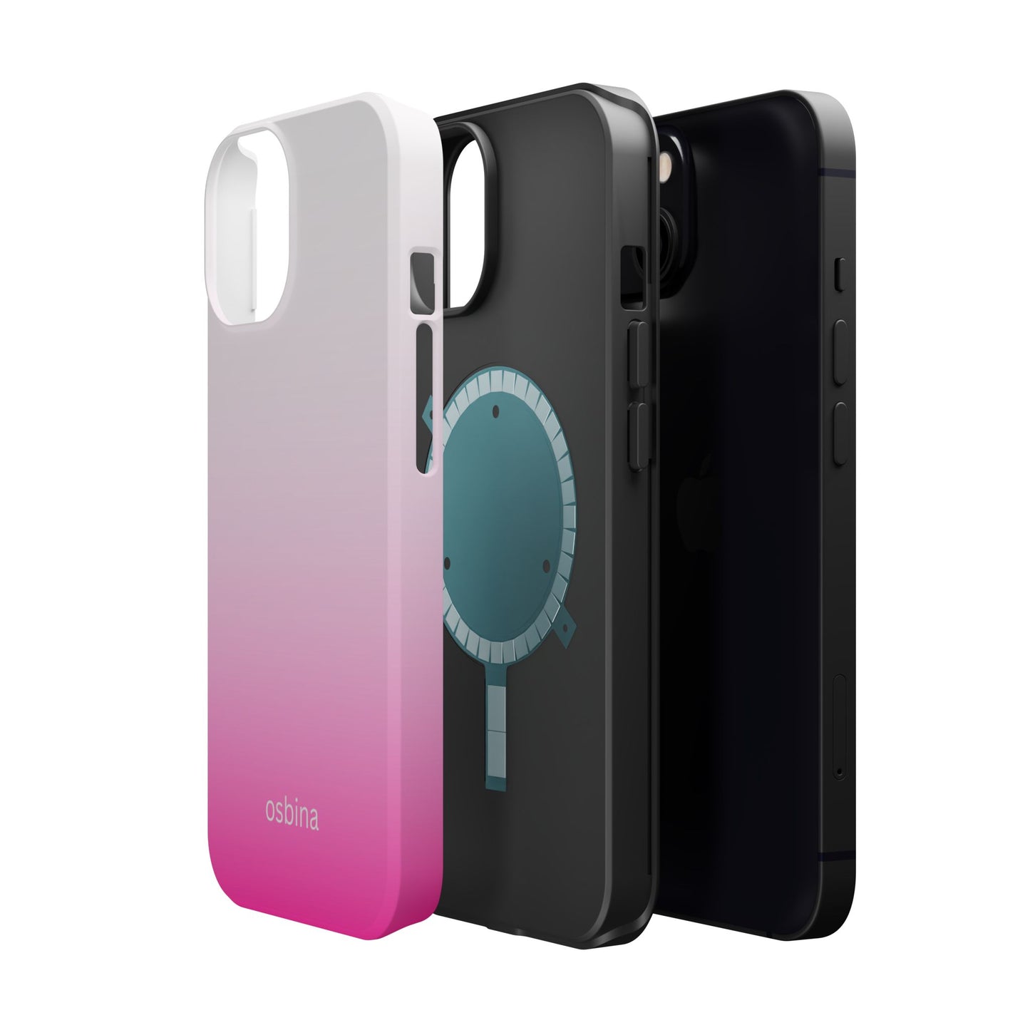 osbina | MagSafe compatible for iPhone | The Radiant Ombre Case | YAYOU Collection Supporting Shine Like Sable
