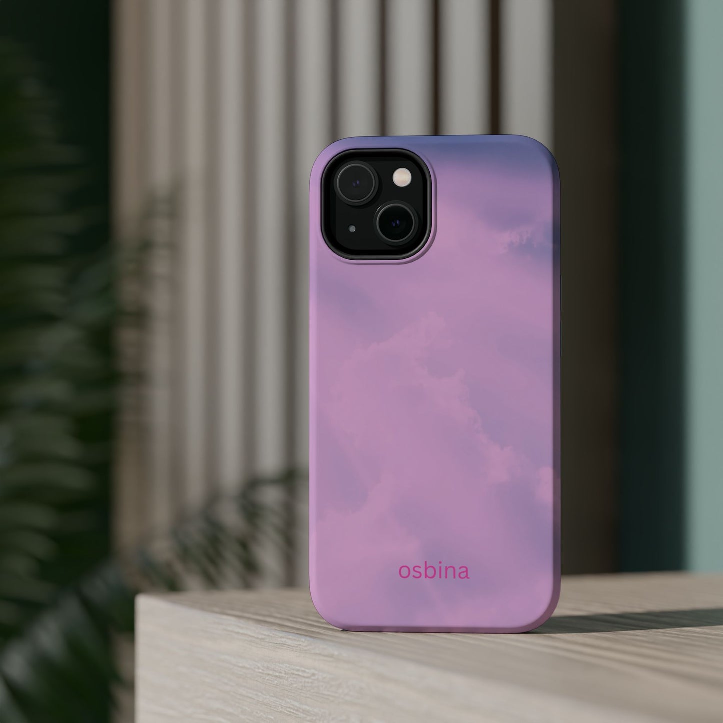 osbina | MagSafe compatible for iPhone | The Rosy Skies Case | YAYOU Collection Supporting Shine Like Sable