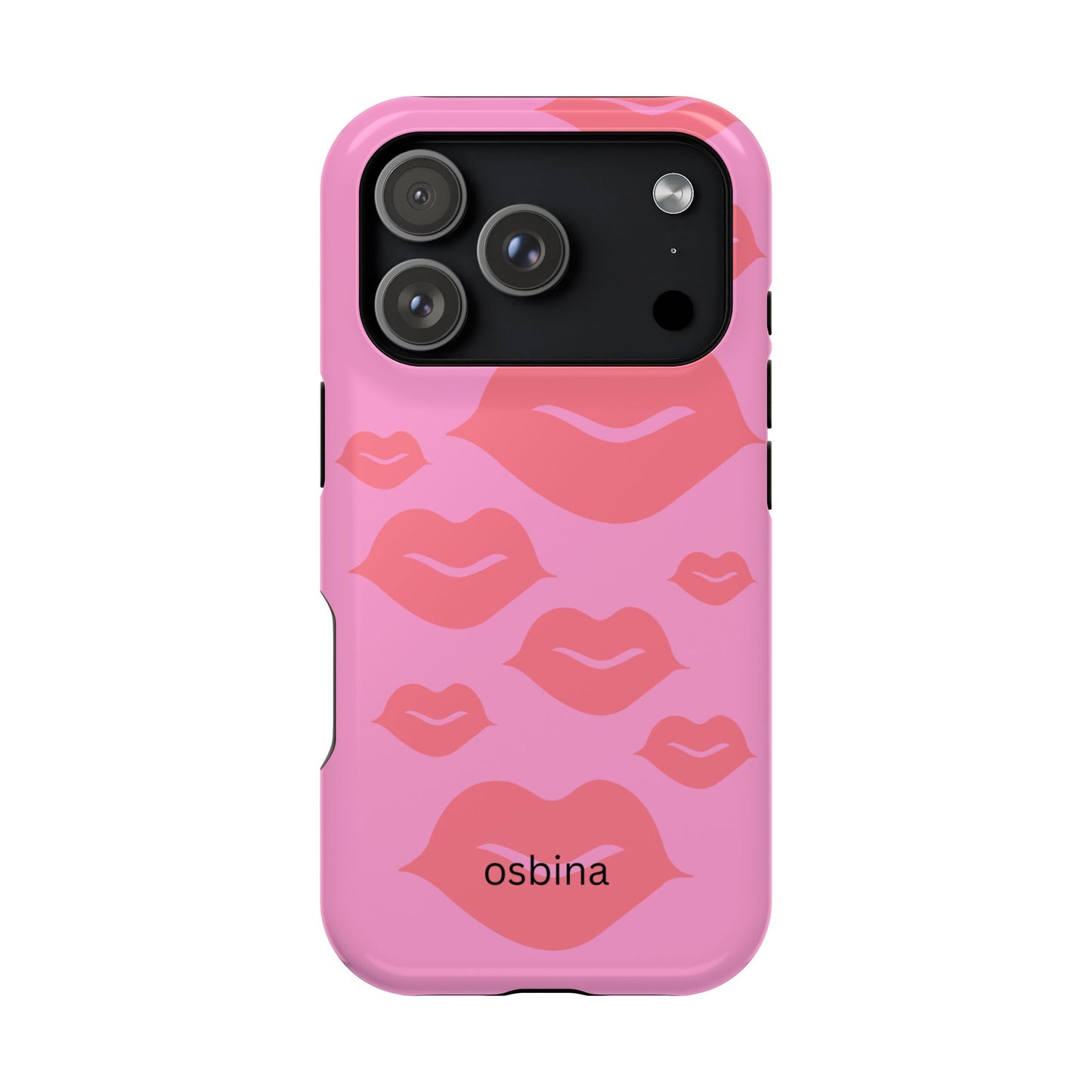 osbina | MagSafe compatible for iPhone | Besos Hot Lips Phone Case | Modern Muse Collection