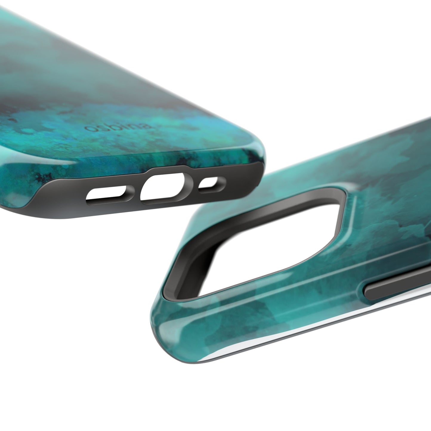 osbina | MagSafe compatible for iPhone | Midnight Aurora Phone Case | Modern Muse Collection