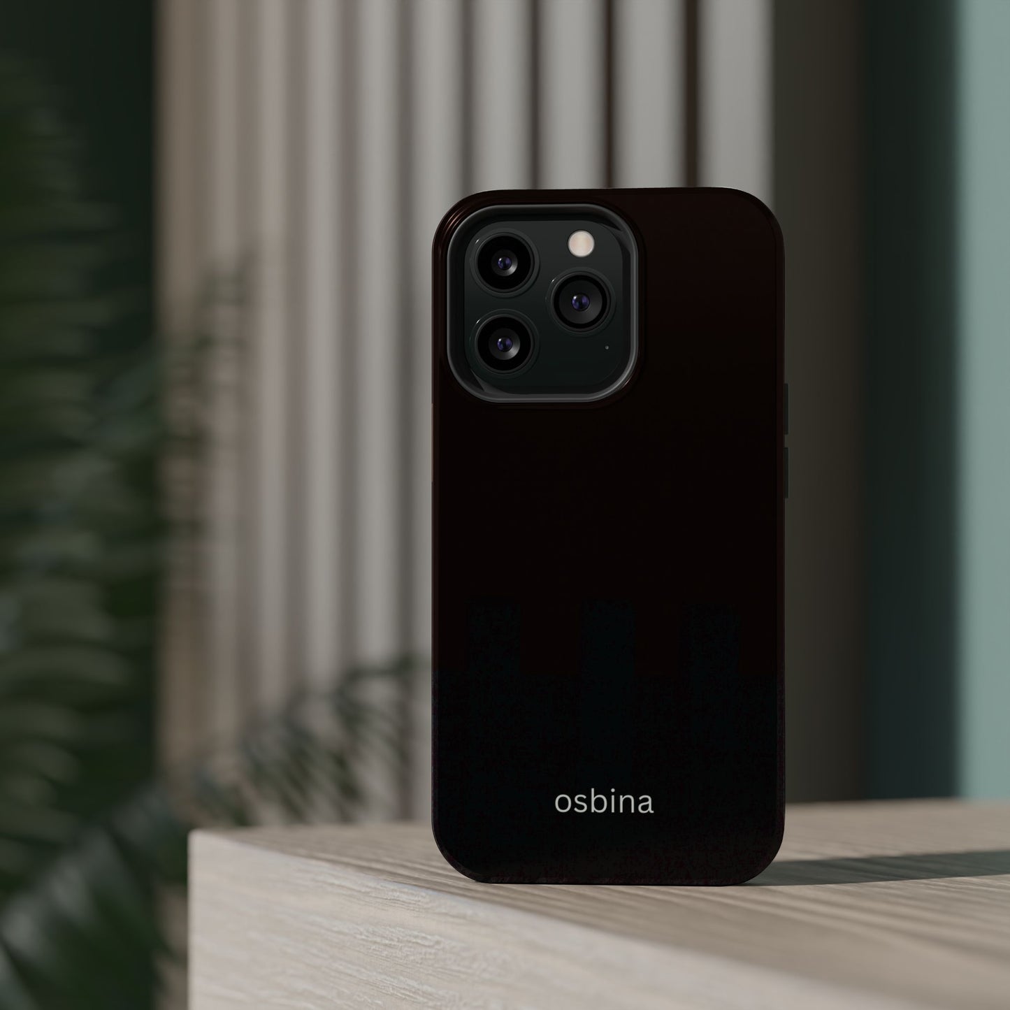 osbina | MagSafe compatible for iPhone | The Onyx Phone Case | Modern Man Collection