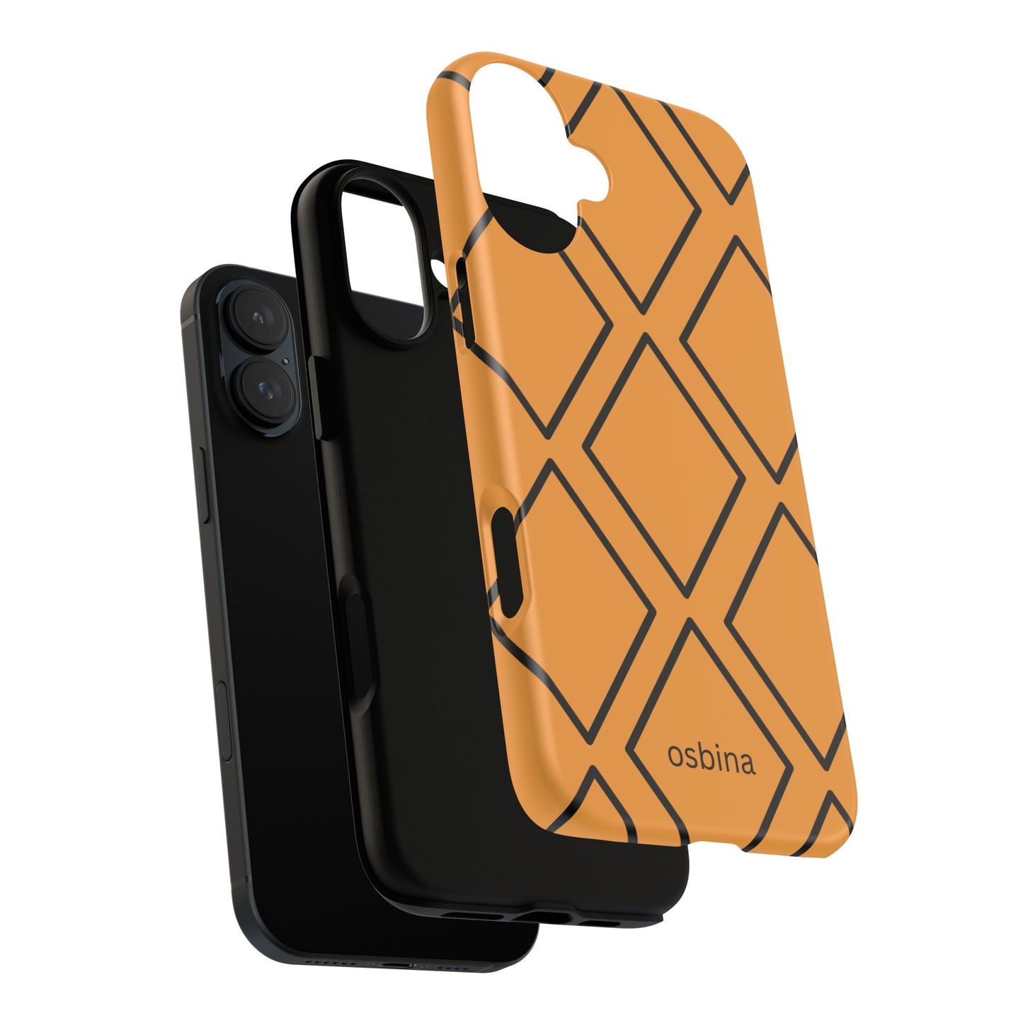 osbina | Diamonds Are Your Phone’s Best Friend — The Orange + Black Diamond Case | The Season Collective