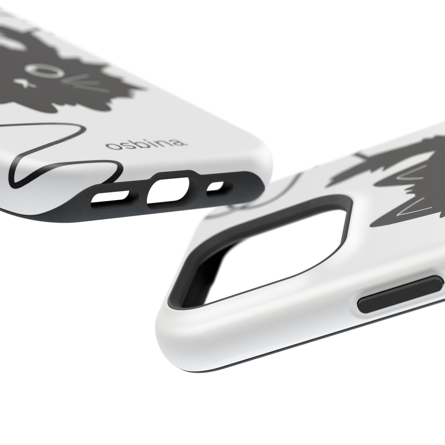 osbina | MagSafe compatible for iPhone | Midnight Couture Cat Phone Case | Season Collective Collection