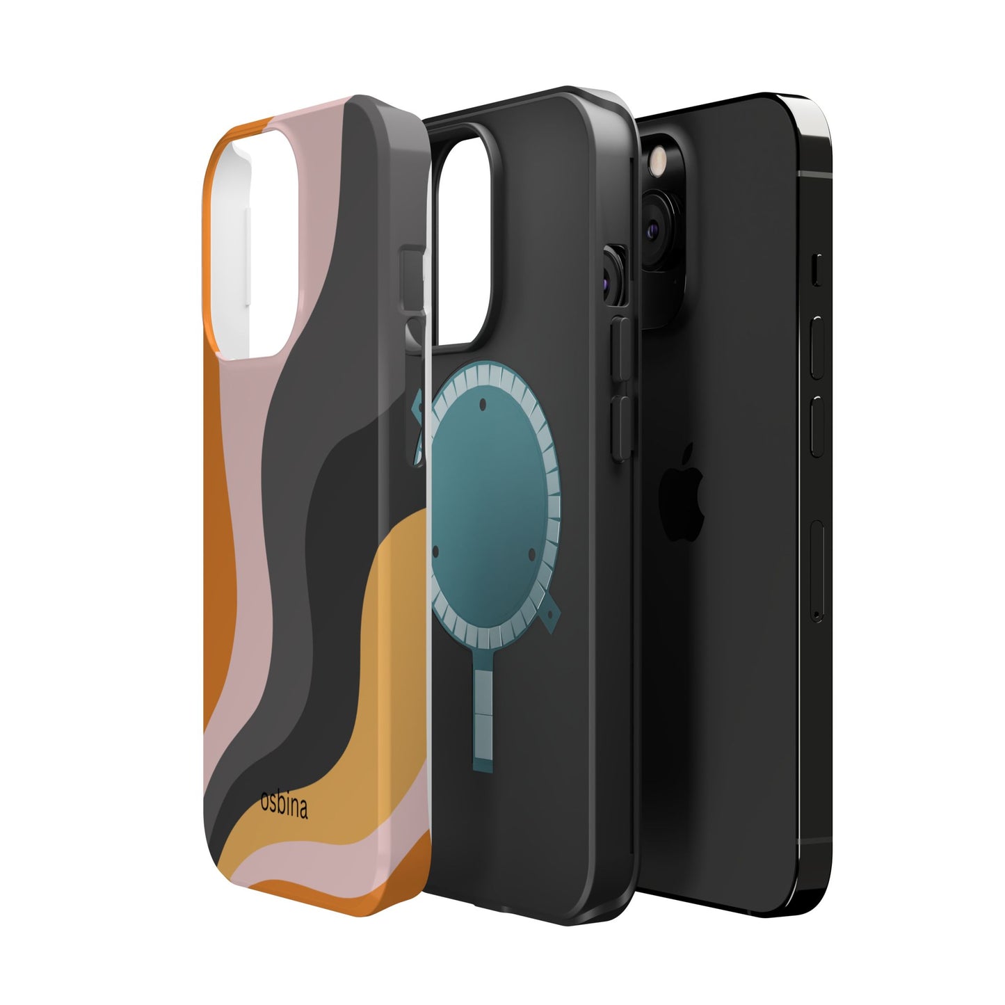 osbina | MagSafe Compatible for iPhone | The Case That Says “Fall, But Make It Fashion” | Retro Swirl Edition | The Season Collective